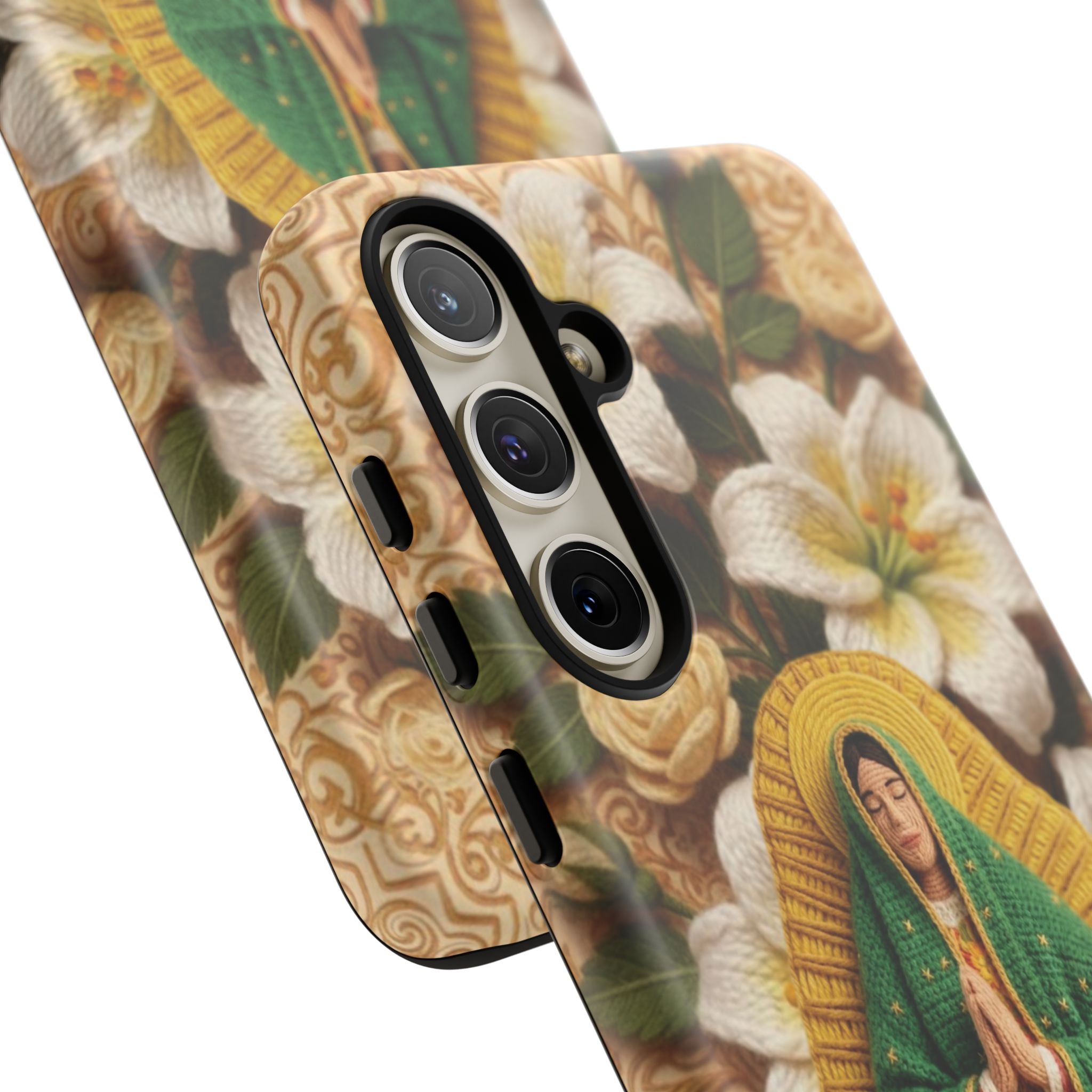 Sacred Our Lady of Guadalupe Virgin Mary Devotional Phone Case iPhone Samsung Galaxy Google Pixel Religious Textured Art Cover Gift