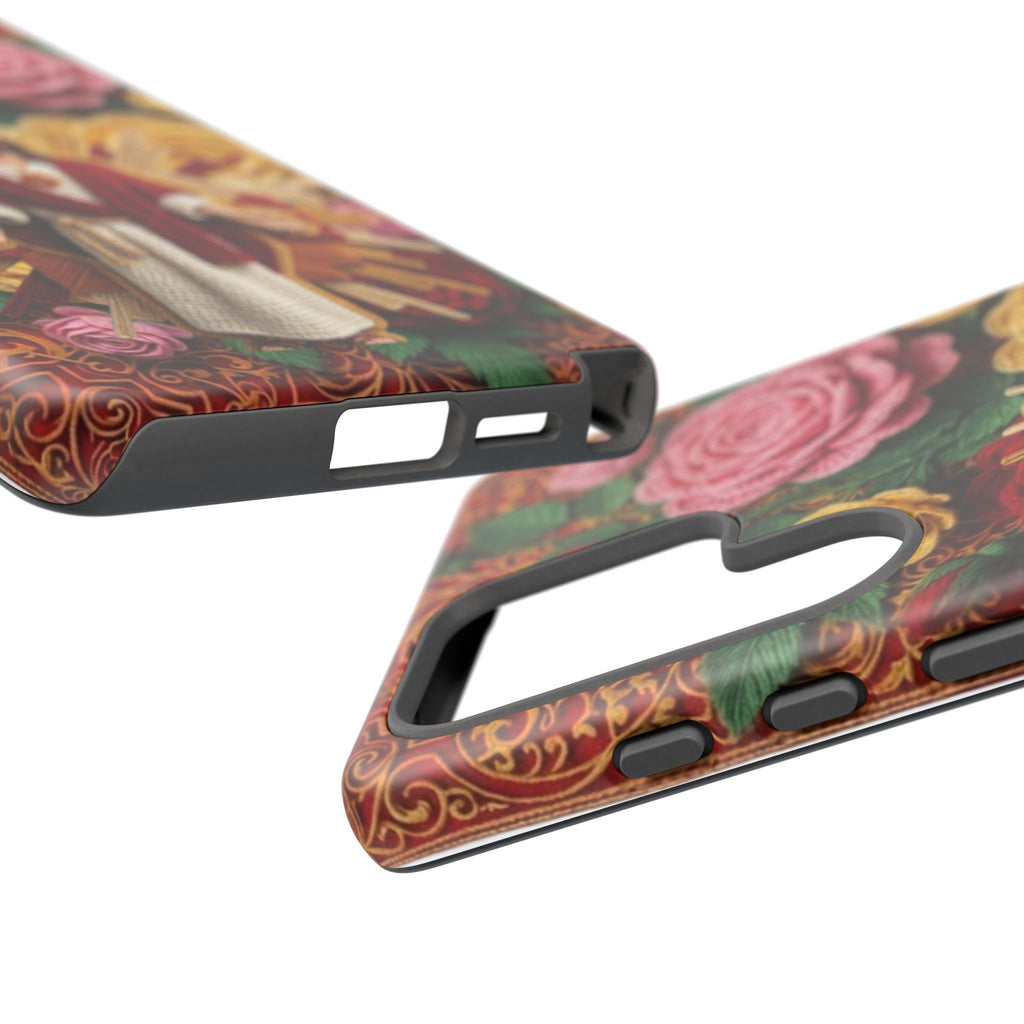 Jesus Resurrection faux-yarn phone case | Resurrection artwork phone case