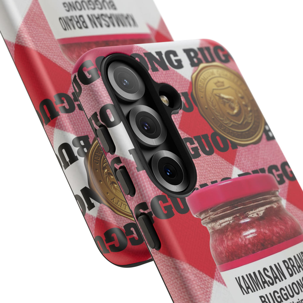 Red Gingham Phone Case Filipino Food Lover Gingham Pattern Phone Accessory Foodie Philippine Cuisine Lover Gift for Foodies