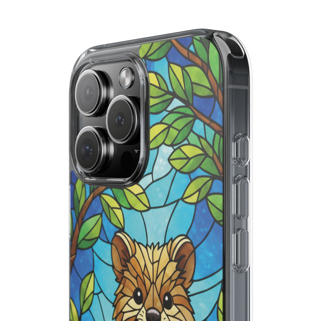 Quokka Phone Case Design Art Mobile Cover Phone Protection Device Skin Animal Print Stained Glass Art Australian Wildlife Gift Idea Phone