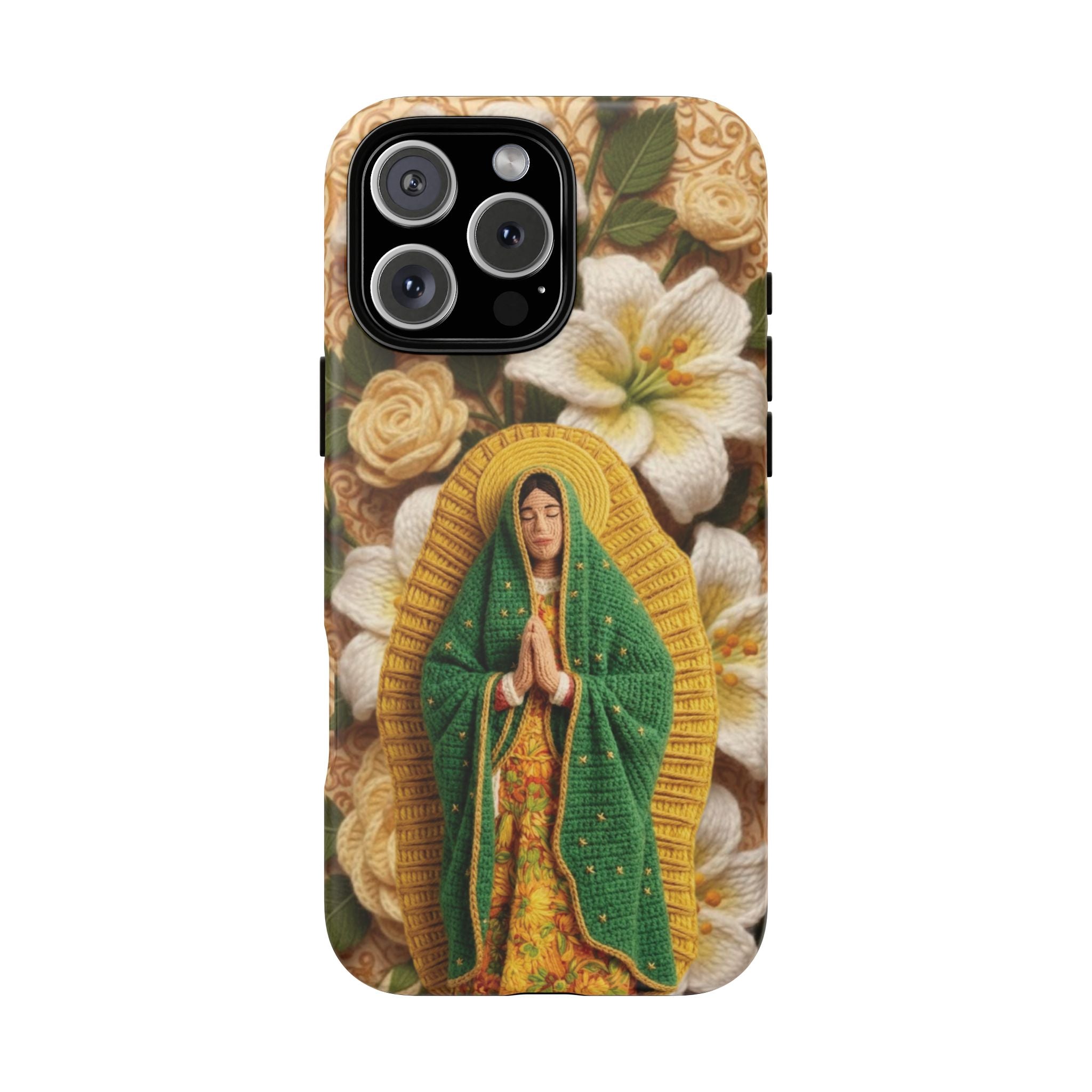 Sacred Our Lady of Guadalupe Virgin Mary Devotional Phone Case iPhone Samsung Galaxy Google Pixel Religious Textured Art Cover Gift