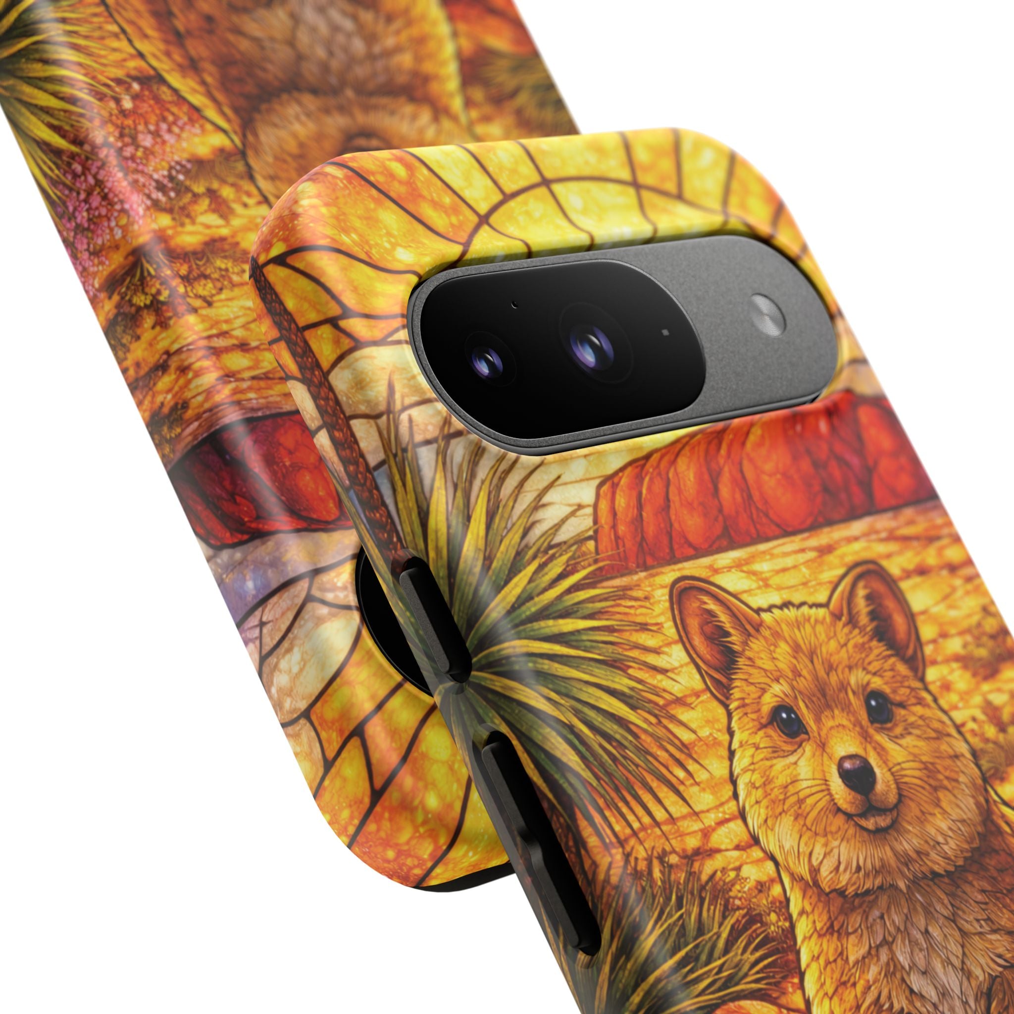 Quokka Stained-Glass Phone Case — Galaxy, iPhone & Pixel