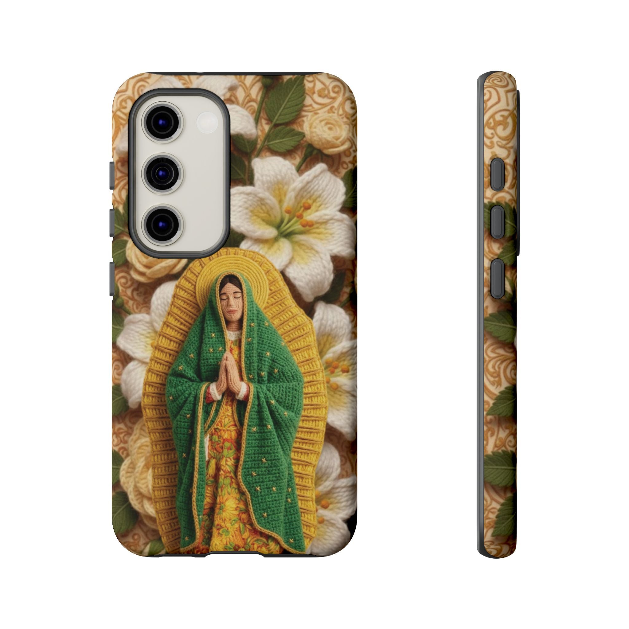 Sacred Our Lady of Guadalupe Virgin Mary Devotional Phone Case iPhone Samsung Galaxy Google Pixel Religious Textured Art Cover Gift
