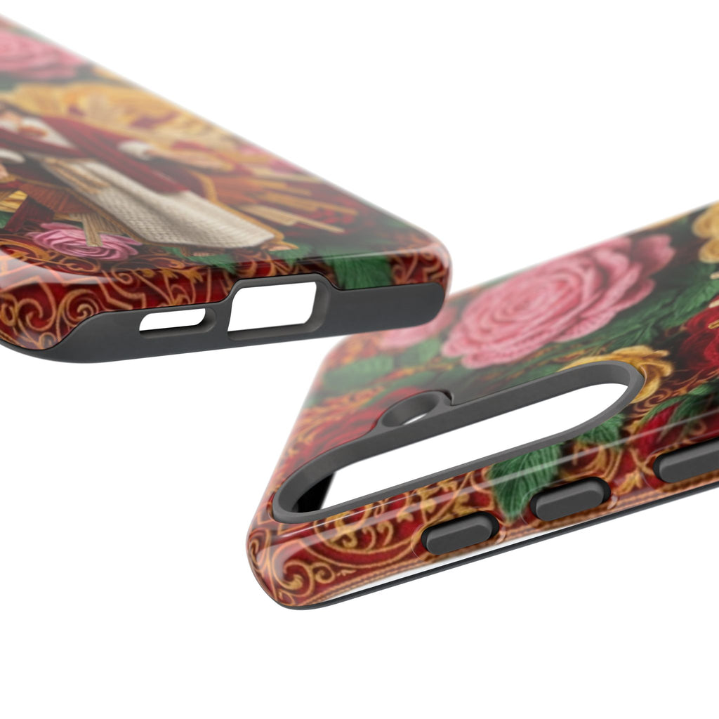 Jesus Resurrection faux-yarn phone case | Resurrection artwork phone case