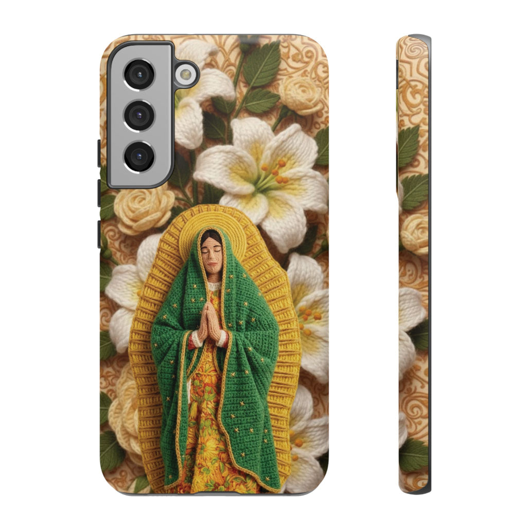 Sacred Our Lady of Guadalupe Virgin Mary Devotional Phone Case iPhone Samsung Galaxy Google Pixel Religious Textured Art Cover Gift