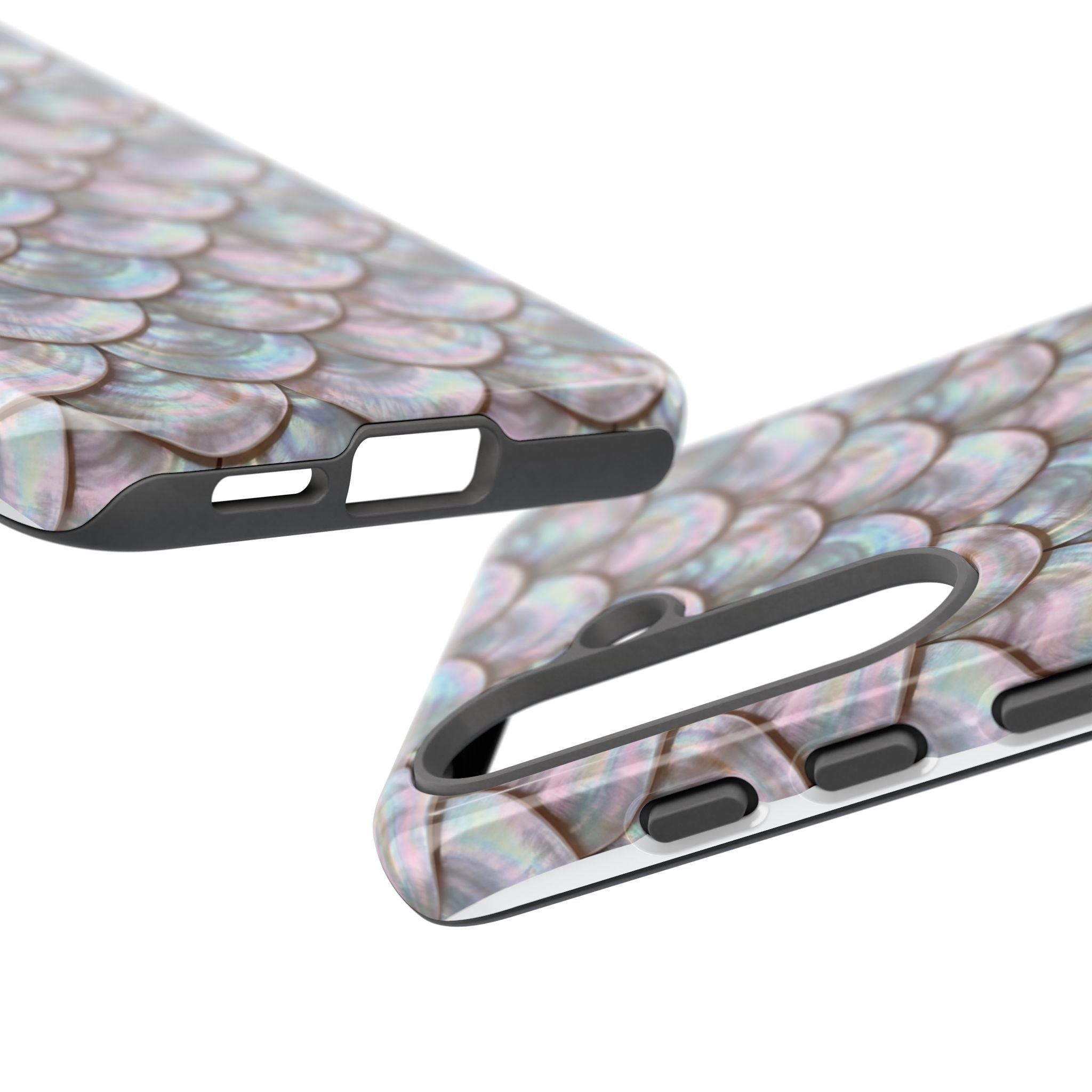 Mother of Pearl Scallop Scale Phone Case — Luxury Galaxy iPhone & Pixel