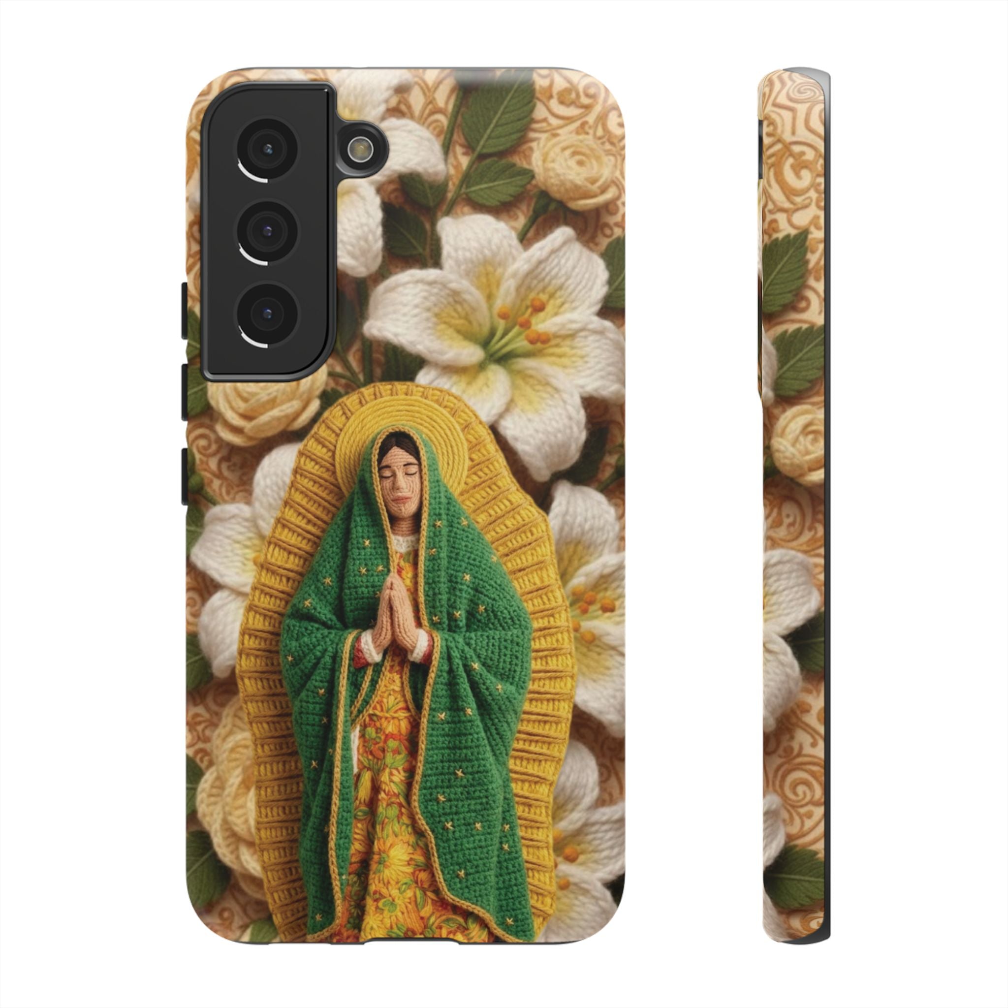 Sacred Our Lady of Guadalupe Virgin Mary Devotional Phone Case iPhone Samsung Galaxy Google Pixel Religious Textured Art Cover Gift