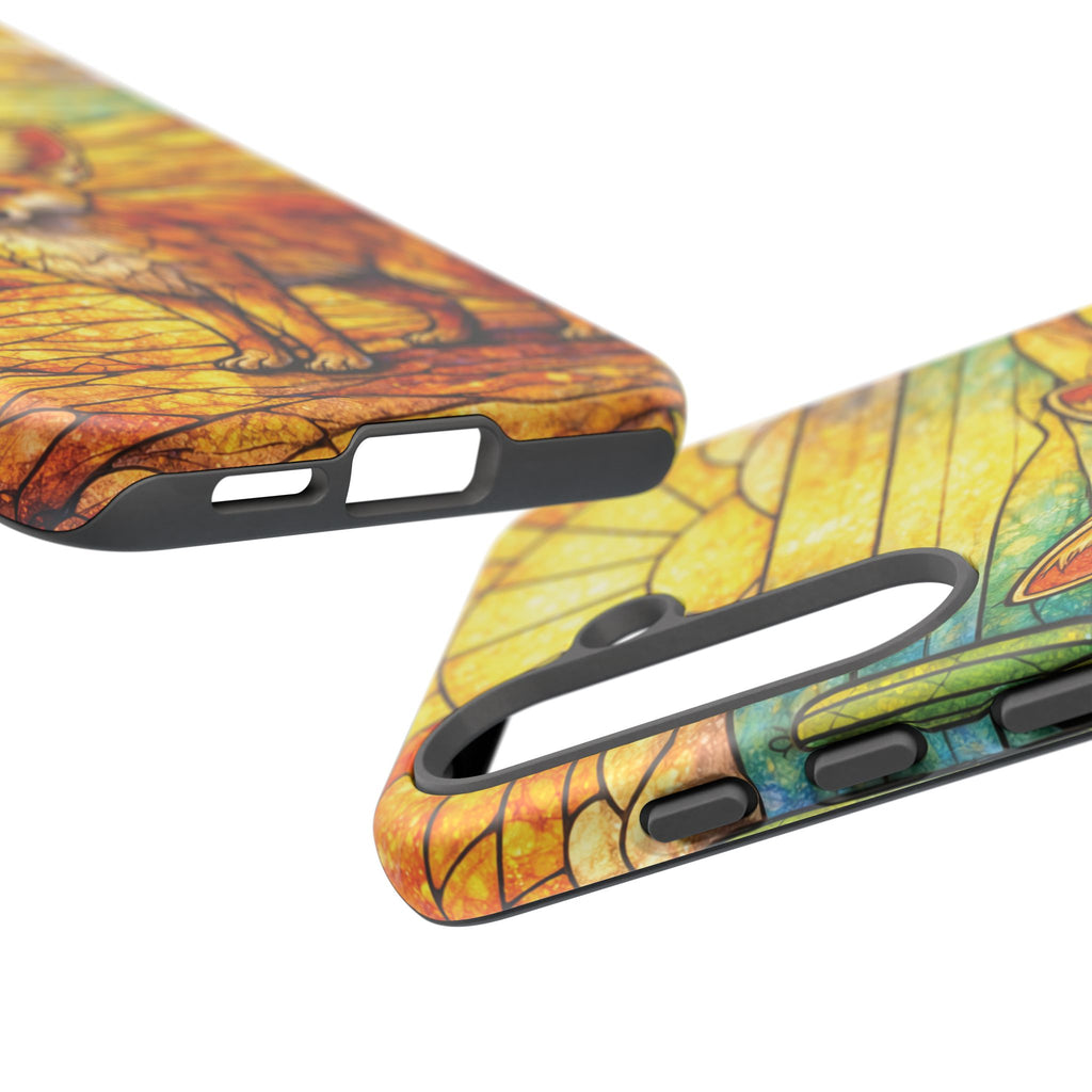 Desert Fox Stained Glass Phone Case — Galaxy & iPhone Pixel Compatible