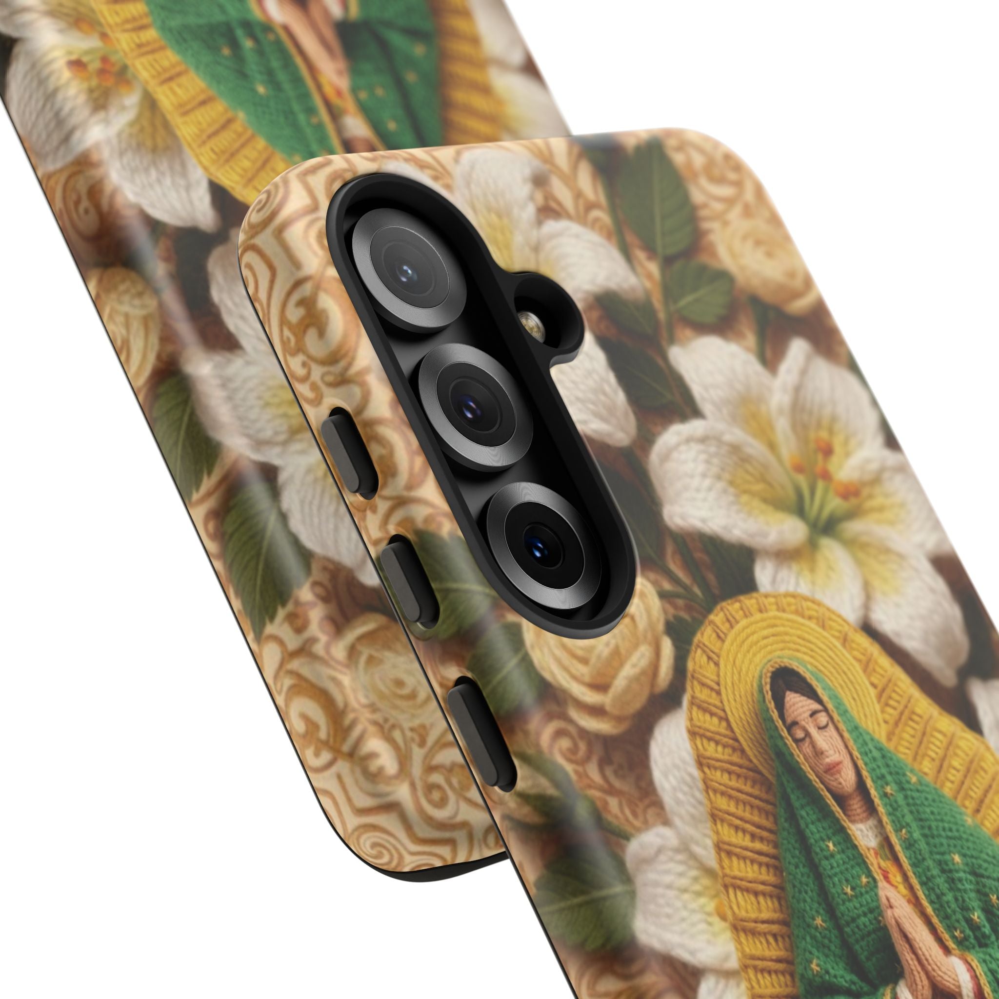 Sacred Our Lady of Guadalupe Virgin Mary Devotional Phone Case iPhone Samsung Galaxy Google Pixel Religious Textured Art Cover Gift