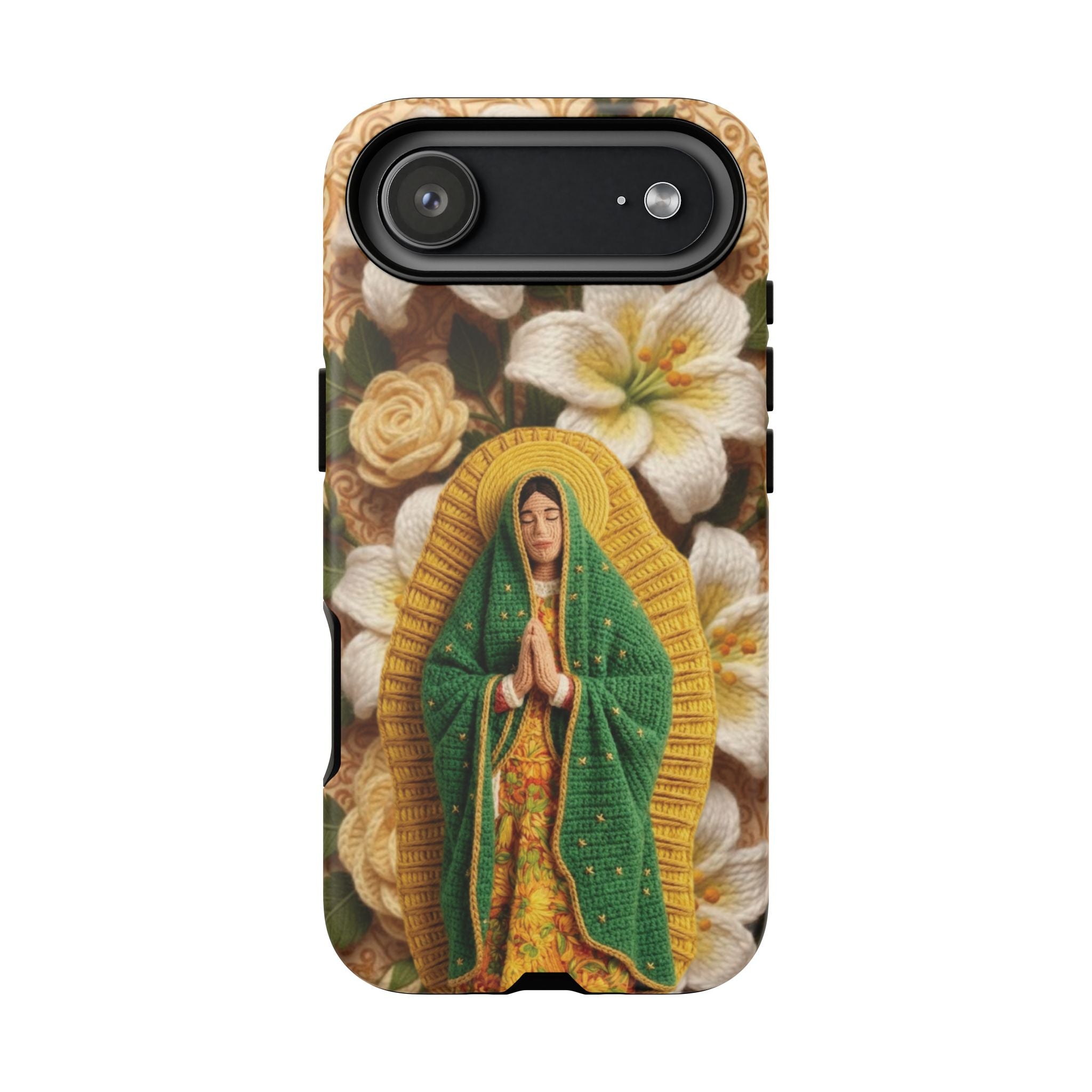 Sacred Our Lady of Guadalupe Virgin Mary Devotional Phone Case iPhone Samsung Galaxy Google Pixel Religious Textured Art Cover Gift