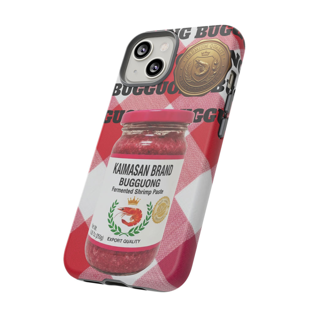 Red Gingham Phone Case Filipino Food Lover Gingham Pattern Phone Accessory Foodie Philippine Cuisine Lover Gift for Foodies