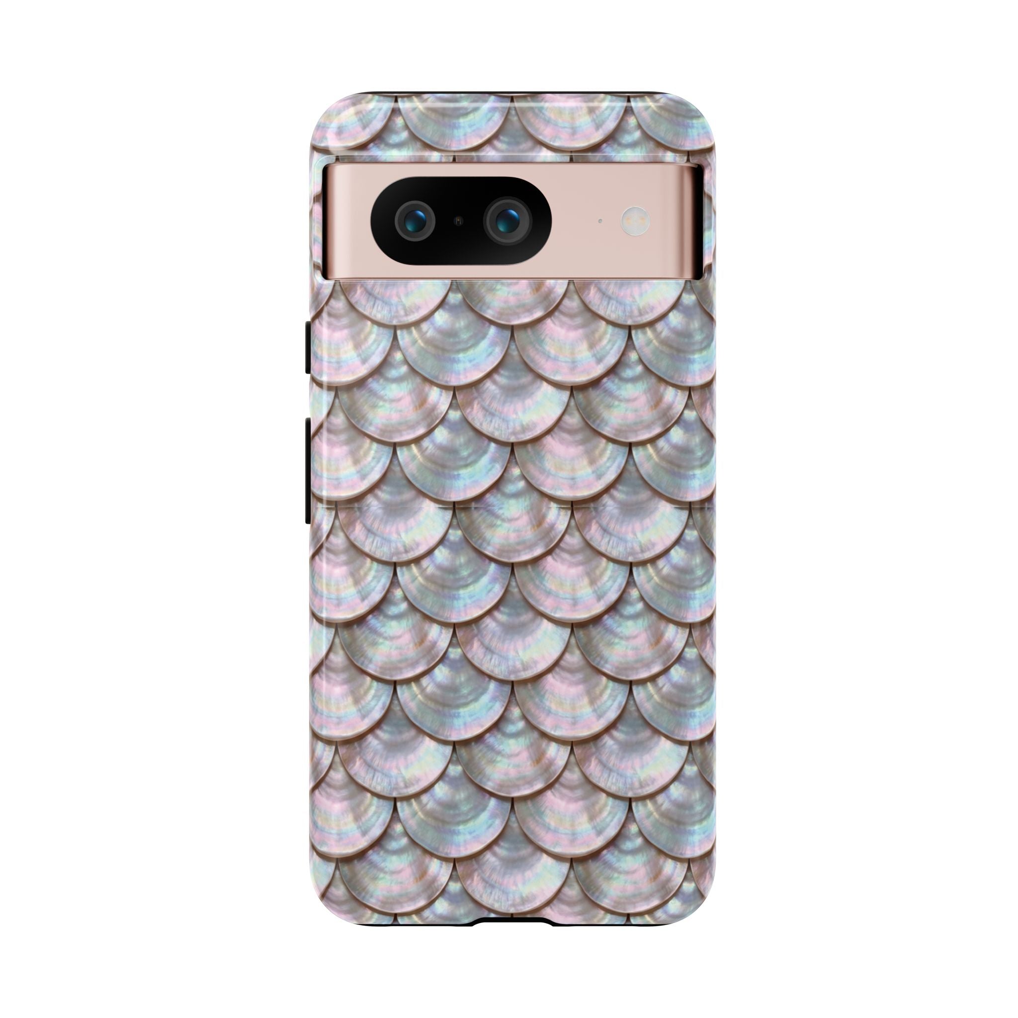 Mother of Pearl Scallop Scale Phone Case — Luxury Galaxy iPhone & Pixel