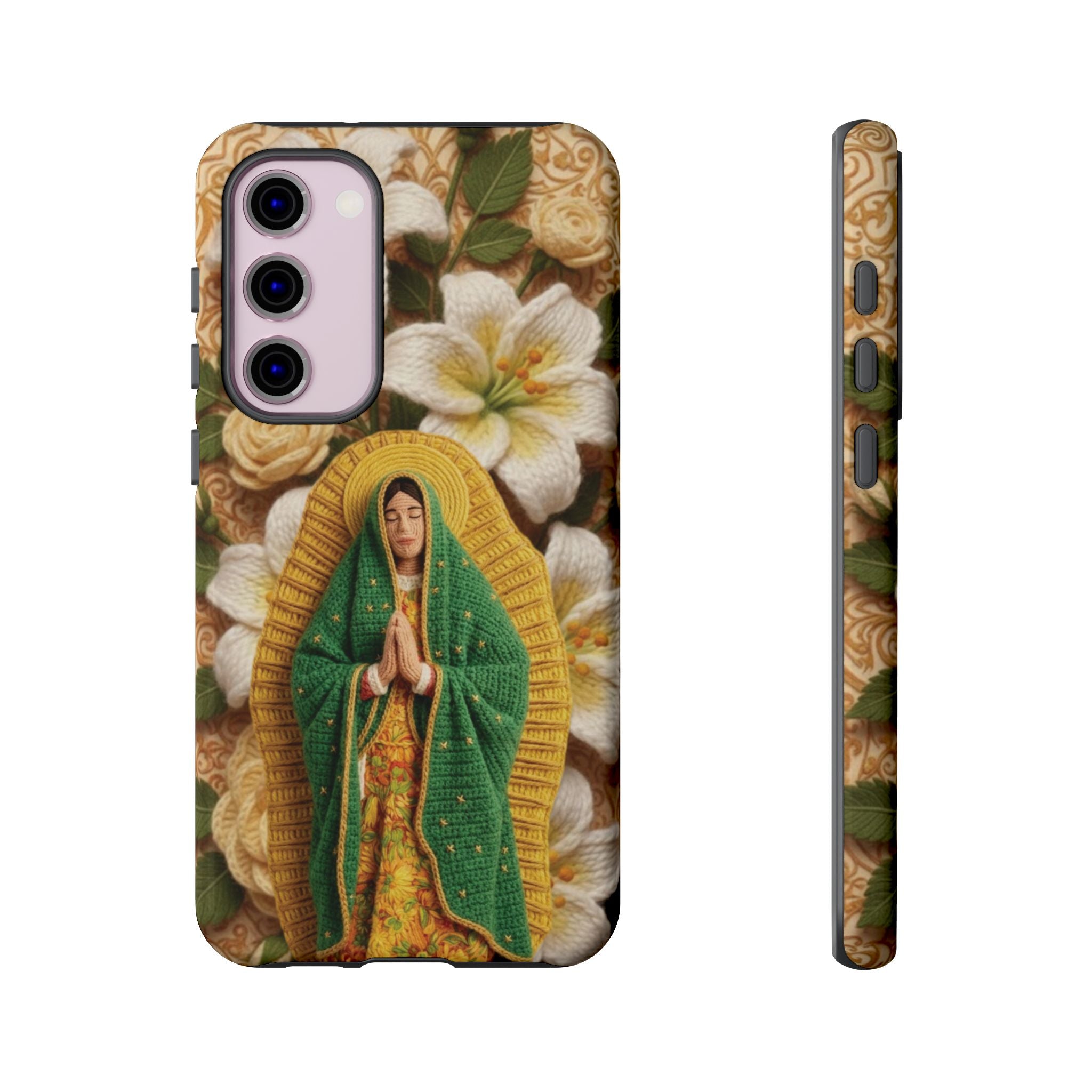 Sacred Our Lady of Guadalupe Virgin Mary Devotional Phone Case iPhone Samsung Galaxy Google Pixel Religious Textured Art Cover Gift