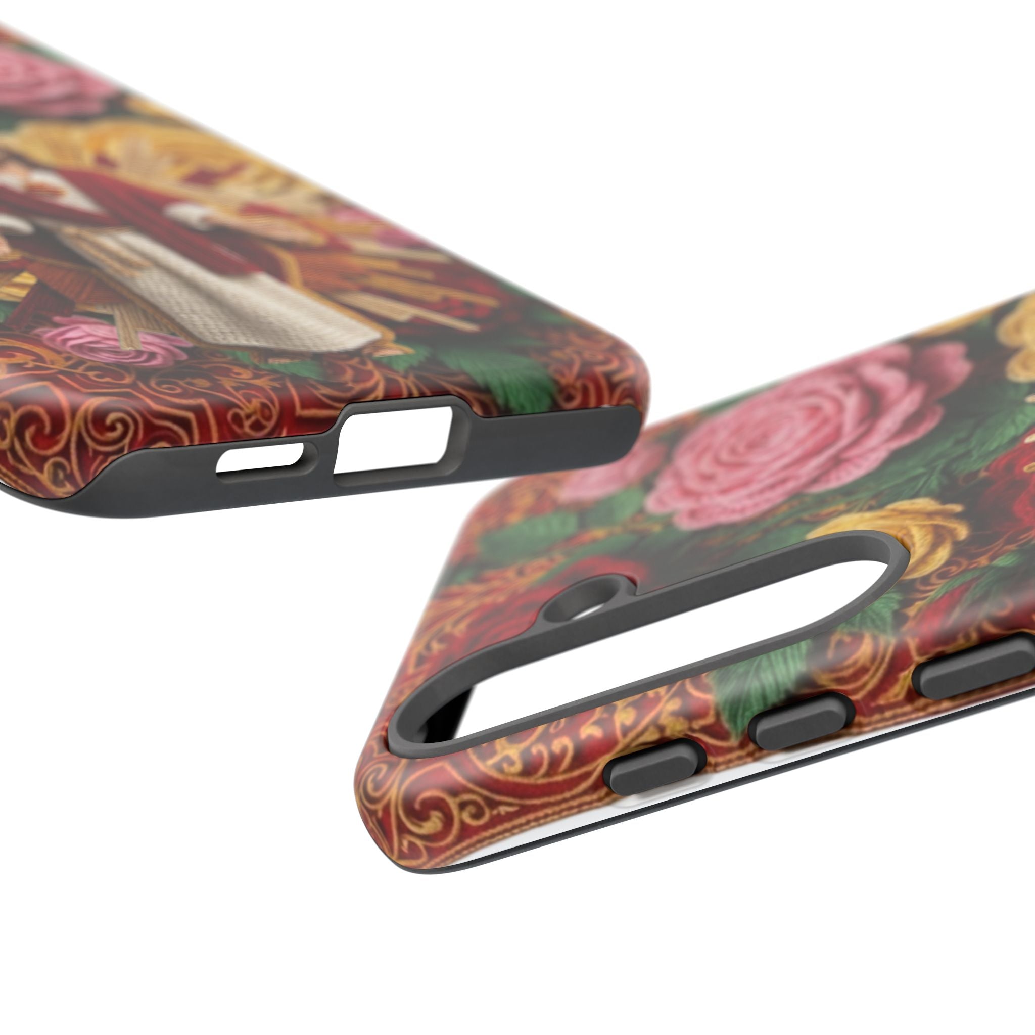 Jesus Resurrection faux-yarn phone case | Resurrection artwork phone case