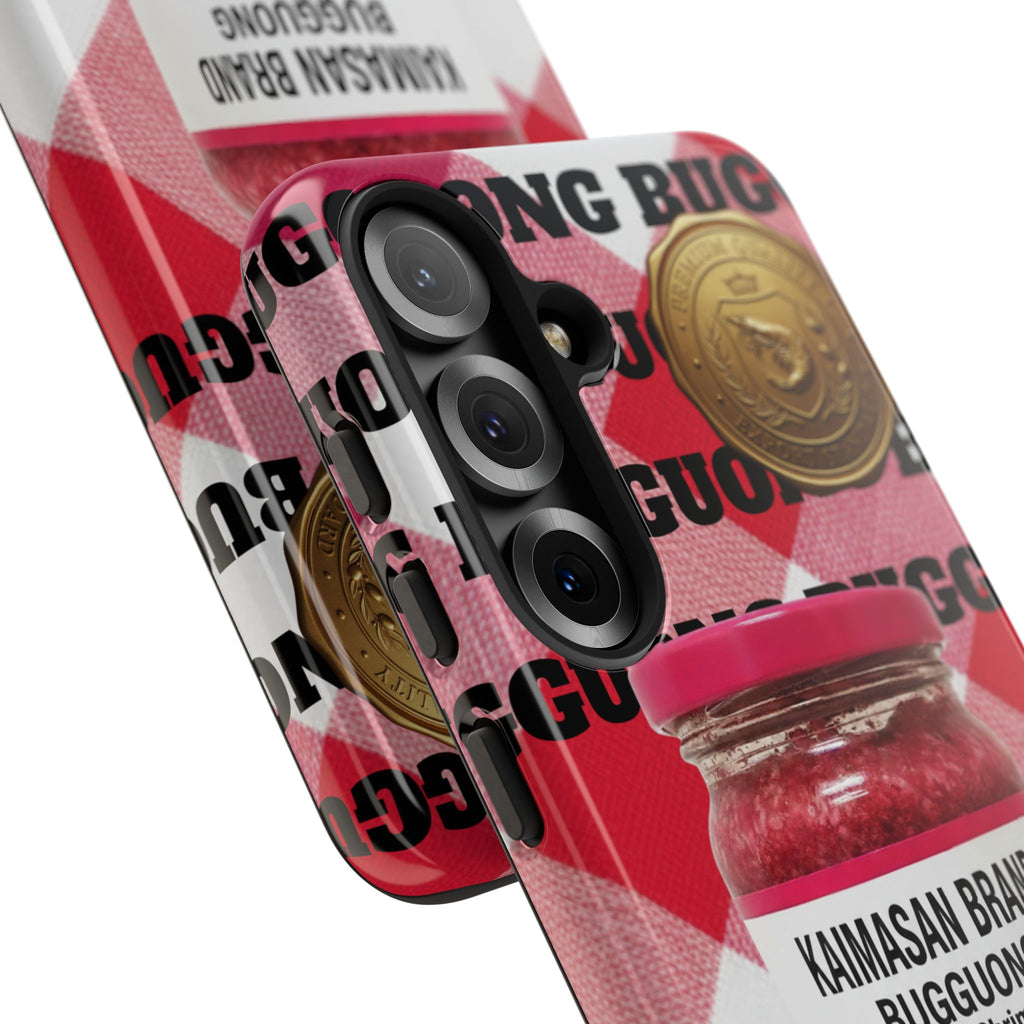 Red Gingham Phone Case Filipino Food Lover Gingham Pattern Phone Accessory Foodie Philippine Cuisine Lover Gift for Foodies