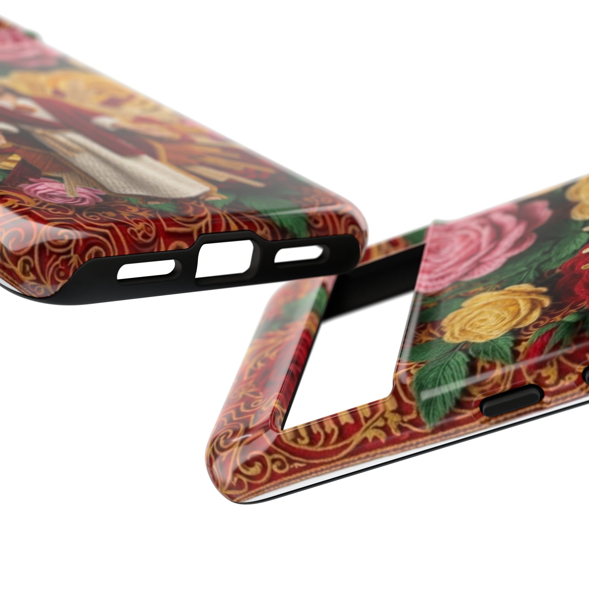 Jesus Resurrection faux-yarn phone case | Resurrection artwork phone case