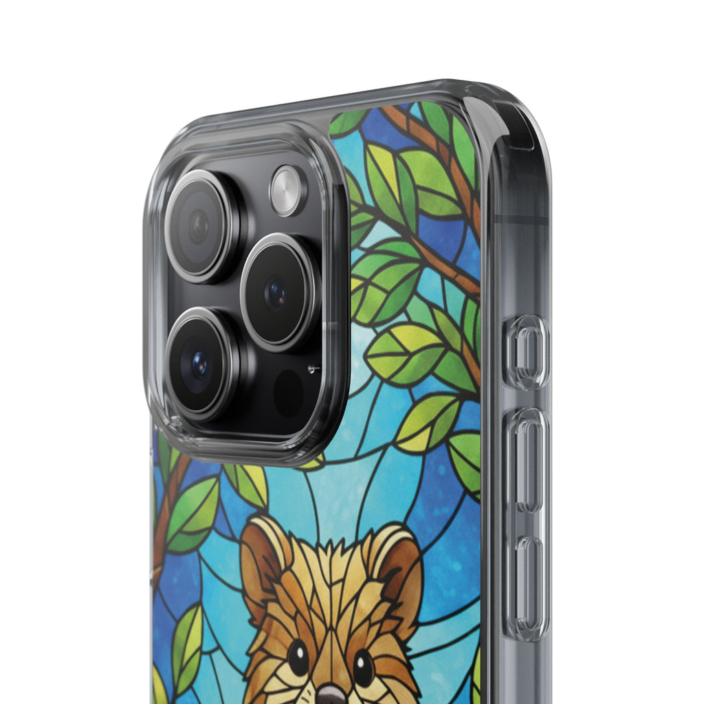 Quokka Phone Case Design Art Mobile Cover Phone Protection Device Skin Animal Print Stained Glass Art Australian Wildlife Gift Idea Phone