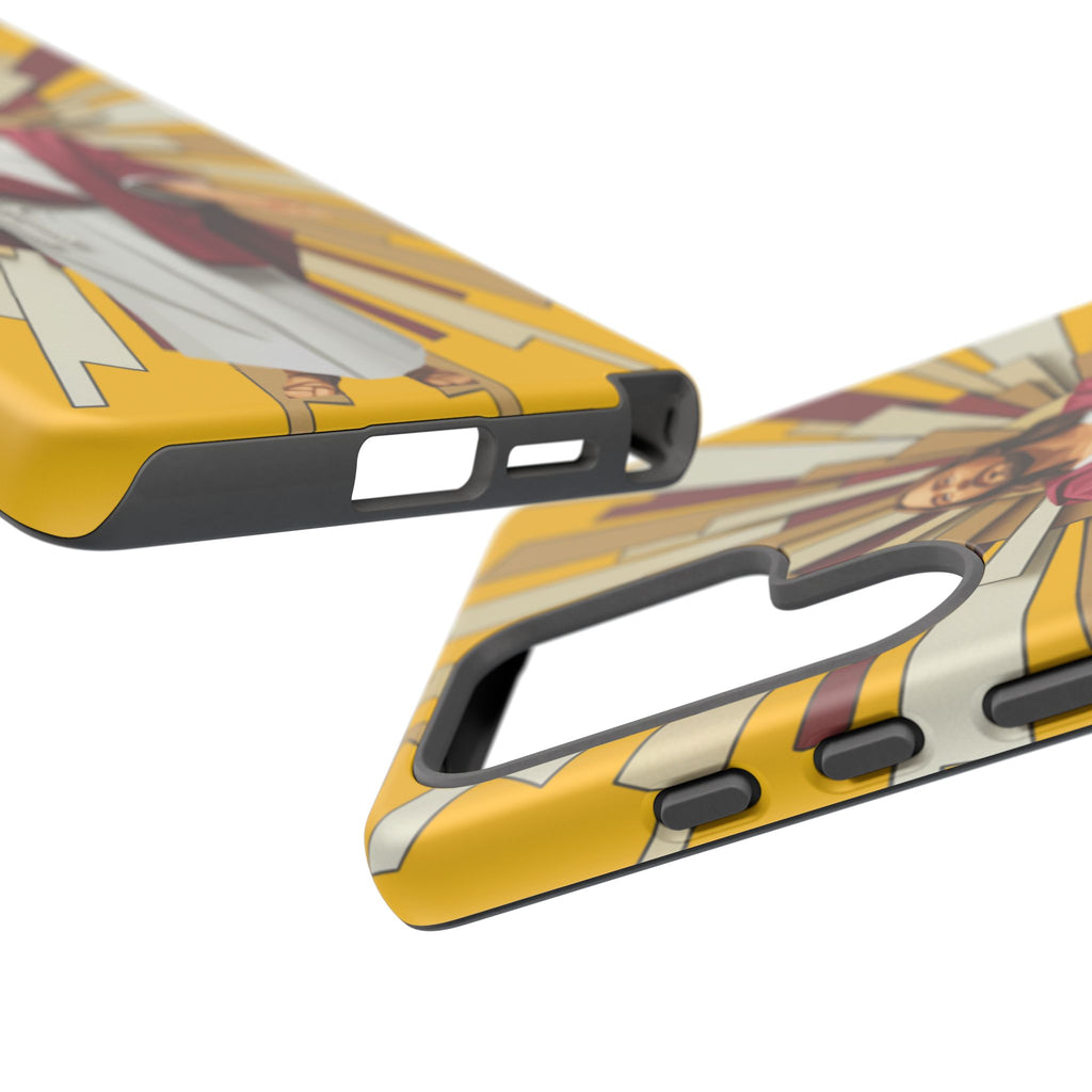 Radiant Jesus Art Phone Case | Christian Faith Inspirational Protective Cover