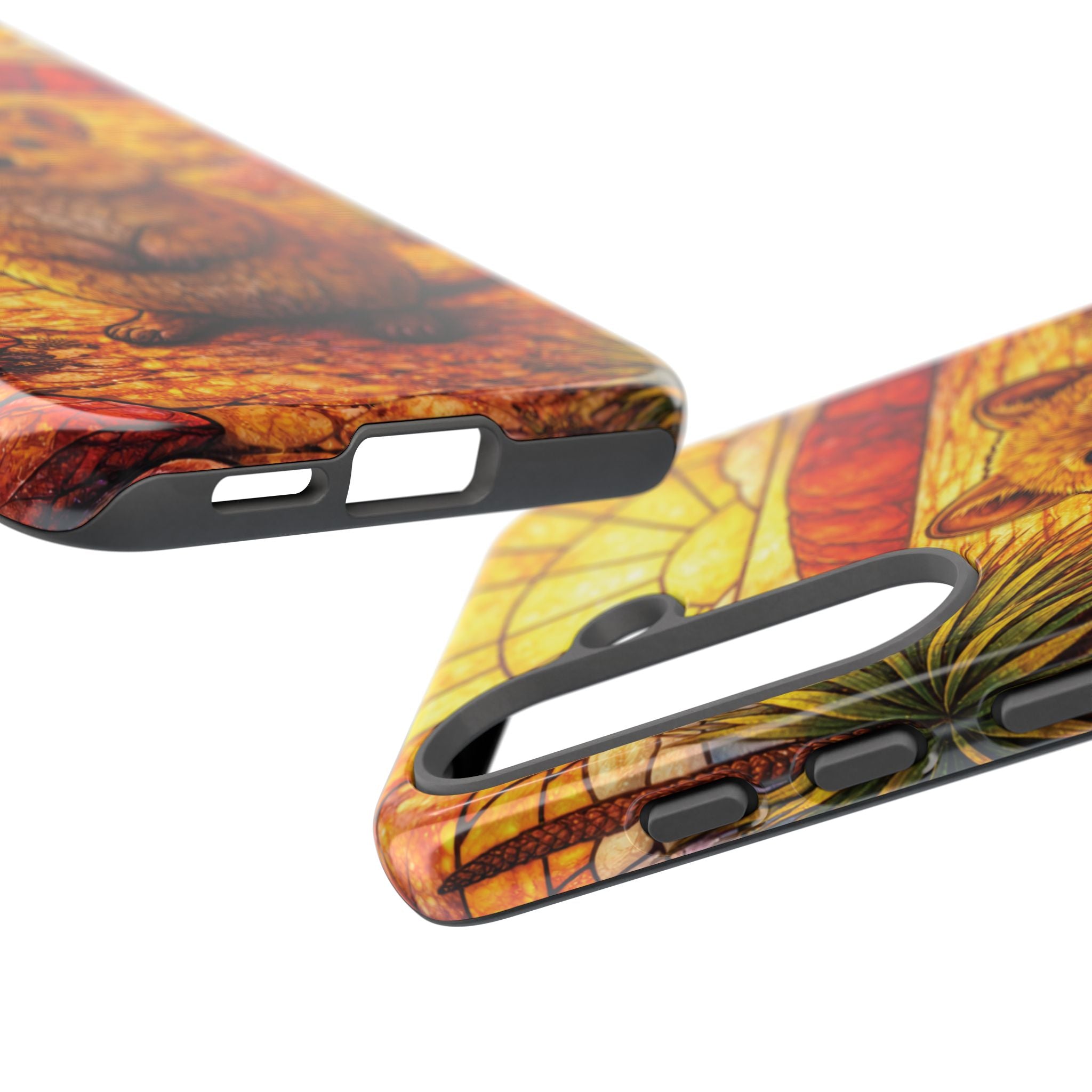 Quokka Stained-Glass Phone Case — Galaxy, iPhone & Pixel