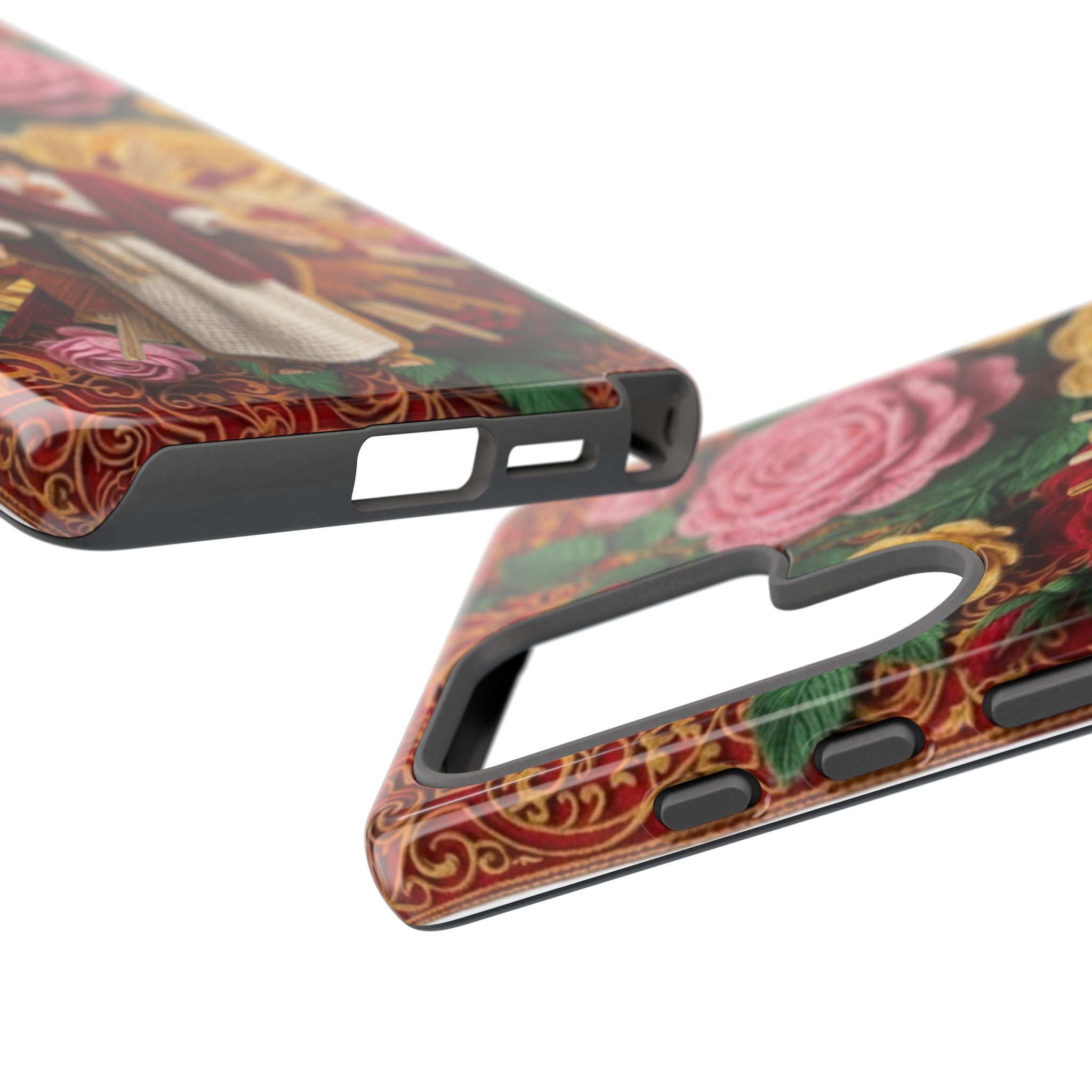 Jesus Resurrection faux-yarn phone case | Resurrection artwork phone case