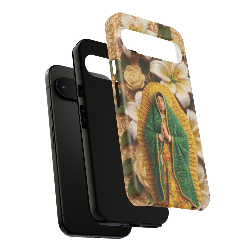 Sacred Our Lady of Guadalupe Virgin Mary Devotional Phone Case iPhone Samsung Galaxy Google Pixel Religious Textured Art Cover Gift