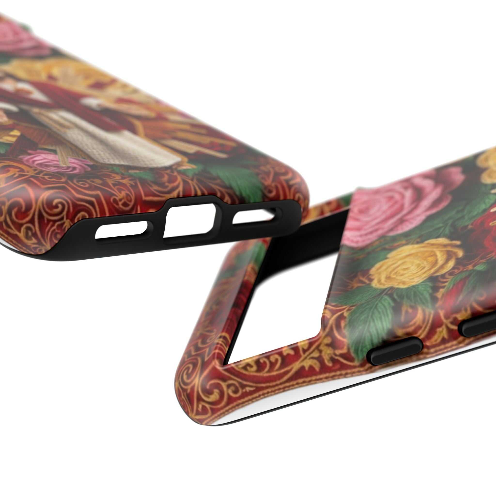 Jesus Resurrection faux-yarn phone case | Resurrection artwork phone case