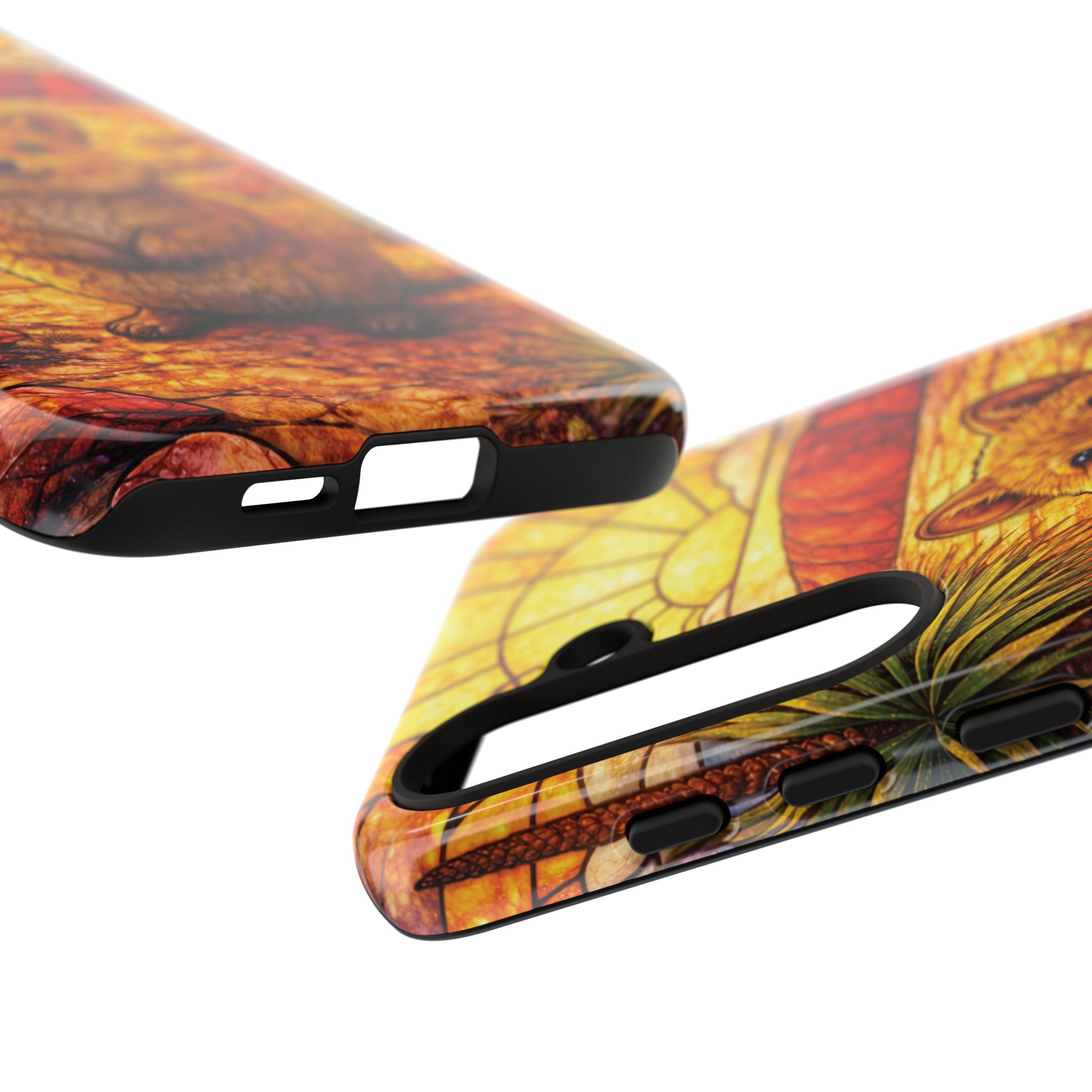 Quokka Stained-Glass Phone Case — Galaxy, iPhone & Pixel