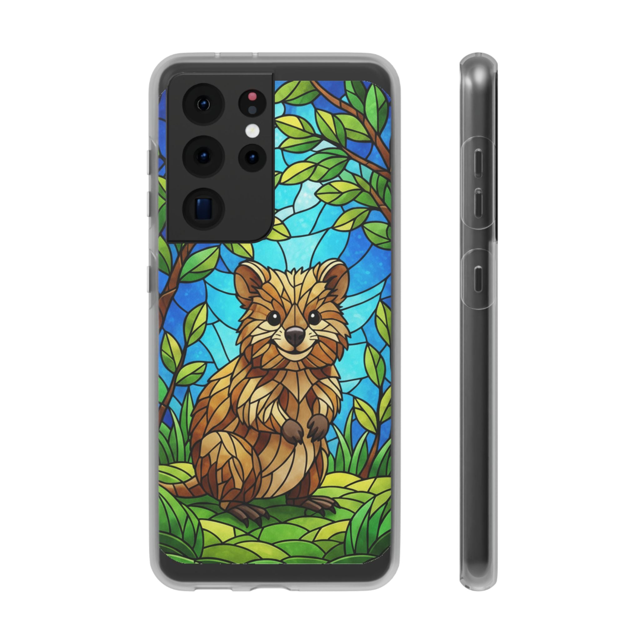 Colorful Quokka Flexi Cases - Cute Animal Phone Case, Quokka Phone Sleeve, Nature Lover Gift, Eco-Friendly Case, Unique Phone Accessory
