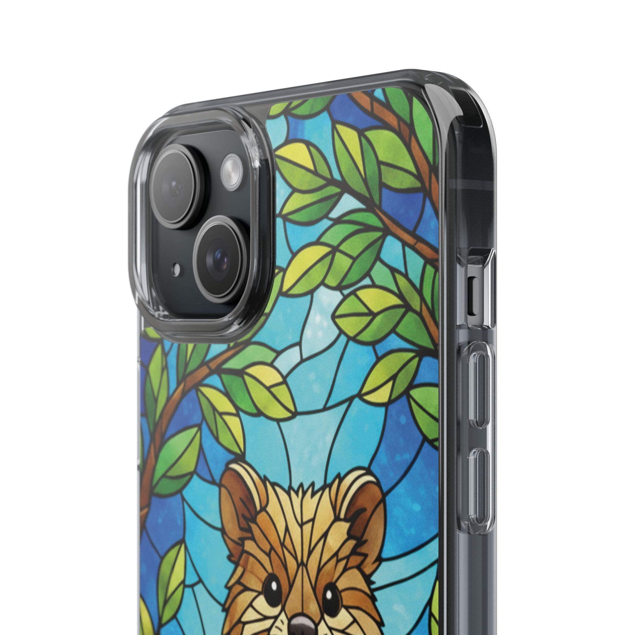 Quokka Phone Case Design Art Mobile Cover Phone Protection Device Skin Animal Print Stained Glass Art Australian Wildlife Gift Idea Phone
