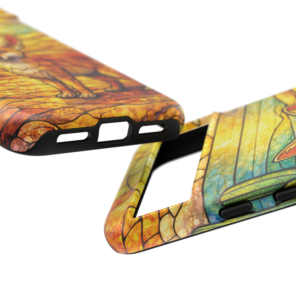 Desert Fox Stained Glass Phone Case — Galaxy & iPhone Pixel Compatible