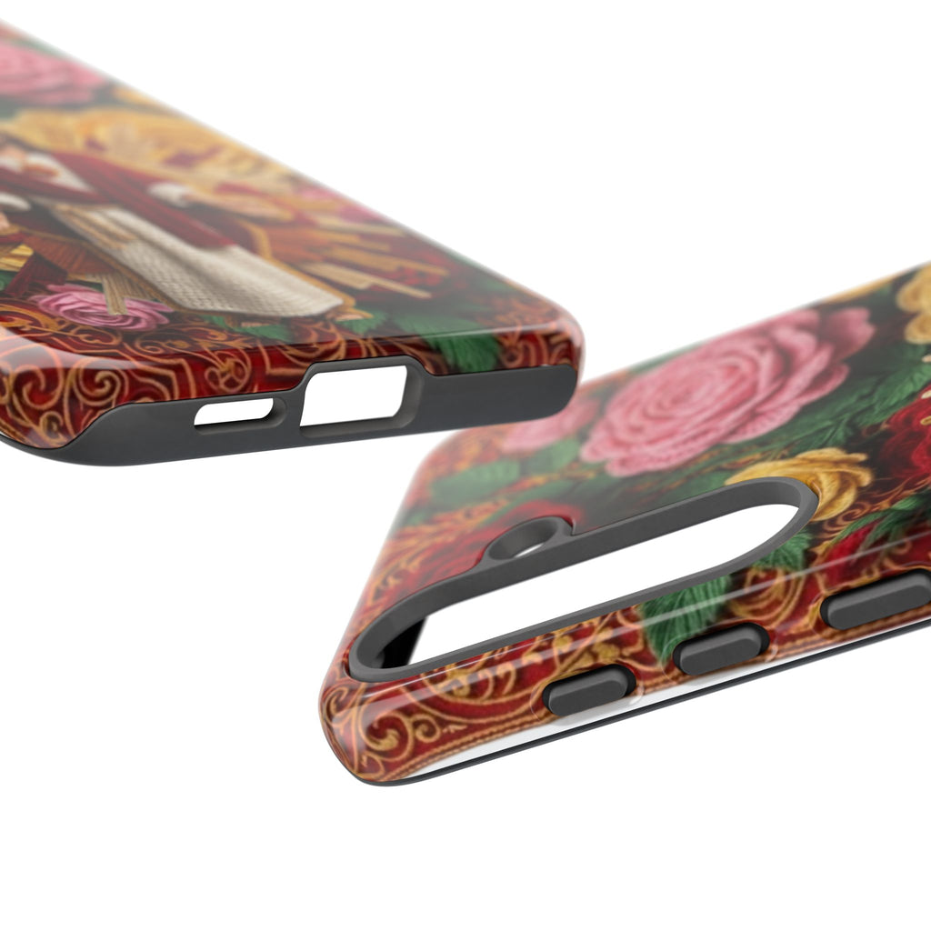 Jesus Resurrection faux-yarn phone case | Resurrection artwork phone case