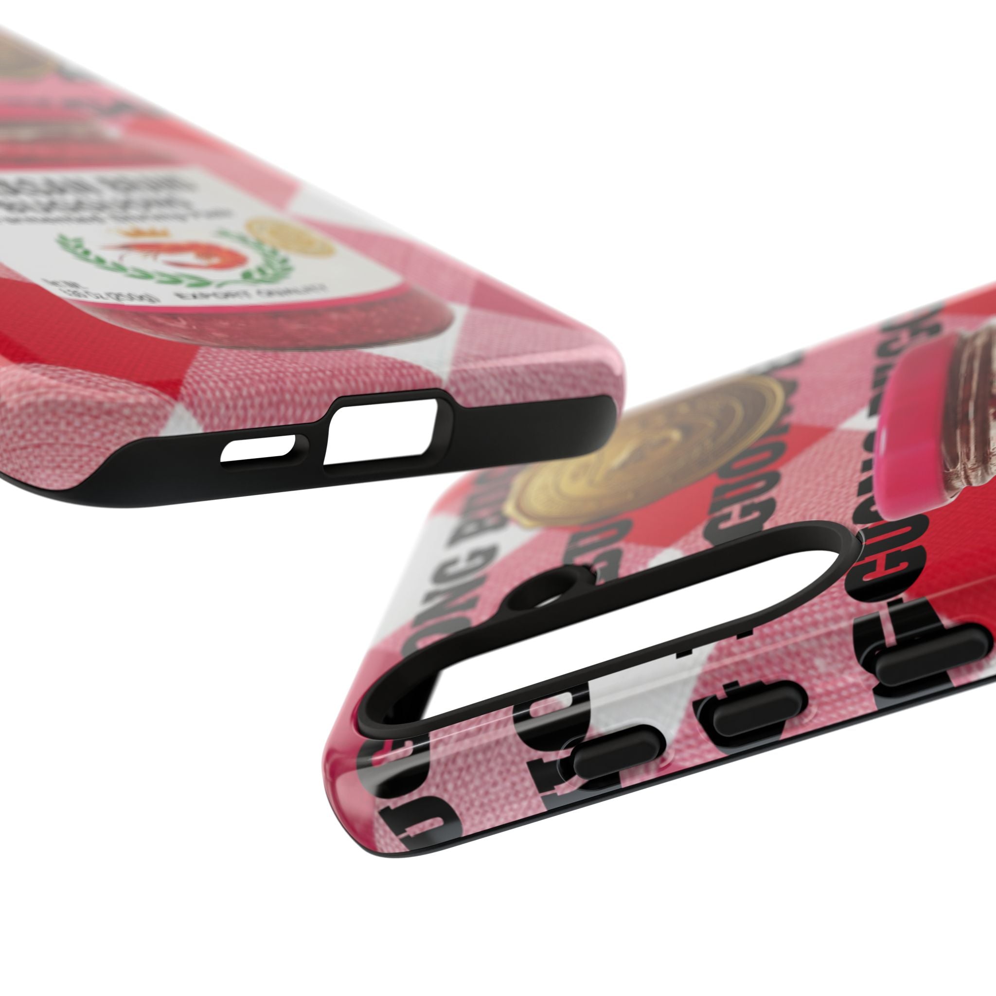 Red Gingham Phone Case Filipino Food Lover Gingham Pattern Phone Accessory Foodie Philippine Cuisine Lover Gift for Foodies