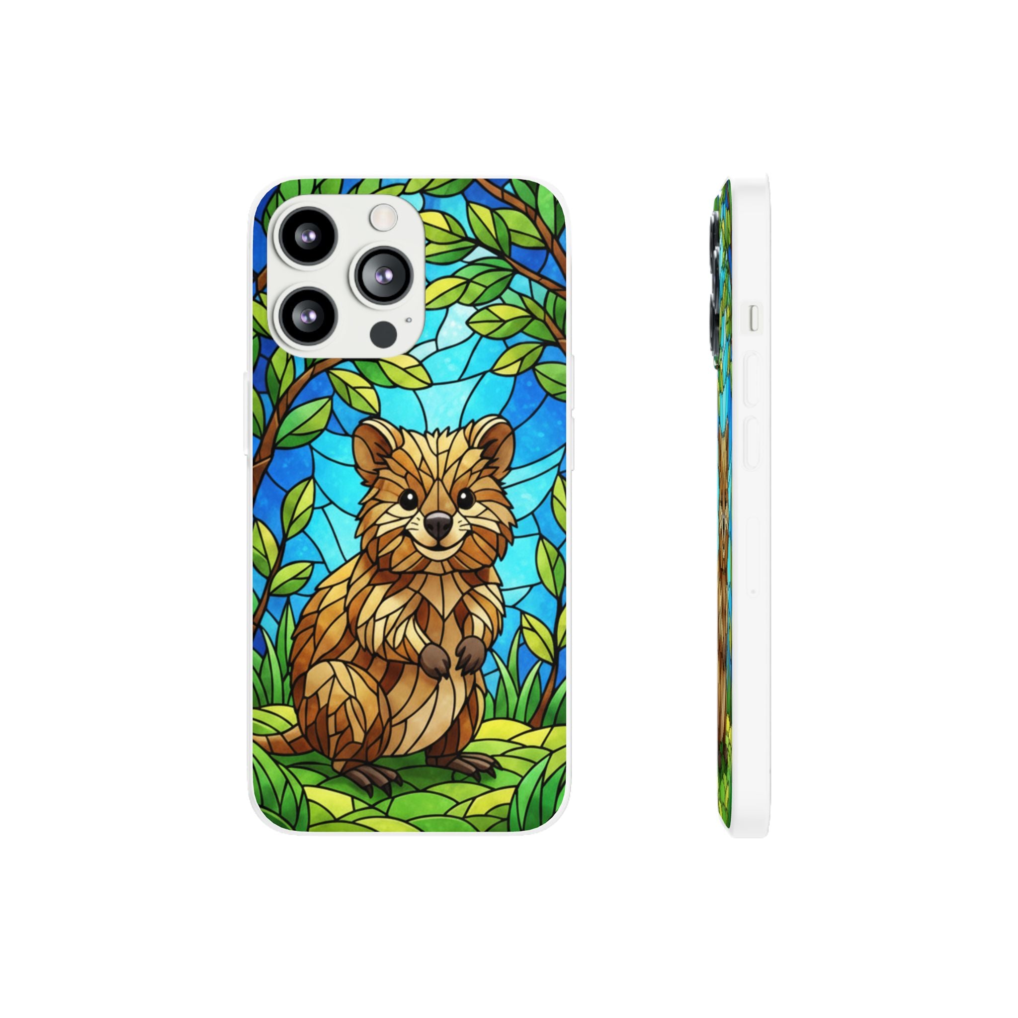 Colorful Quokka Flexi Cases - Cute Animal Phone Case, Quokka Phone Sleeve, Nature Lover Gift, Eco-Friendly Case, Unique Phone Accessory