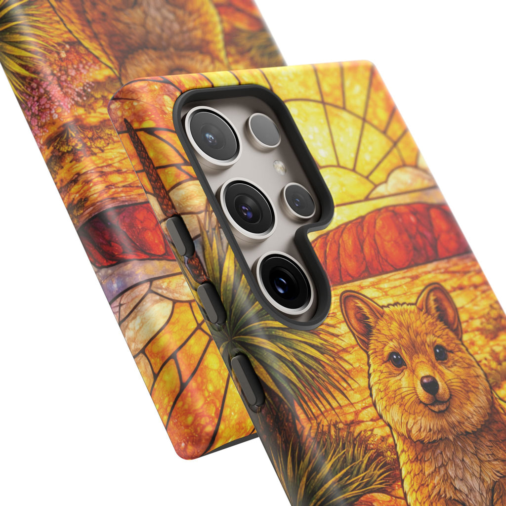 Quokka Stained-Glass Phone Case — Galaxy, iPhone & Pixel