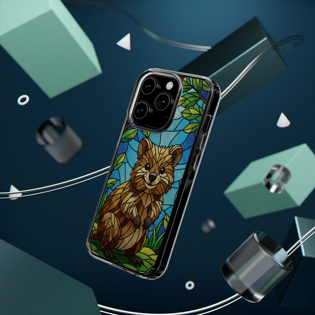 Quokka Phone Case Design Art Mobile Cover Phone Protection Device Skin Animal Print Stained Glass Art Australian Wildlife Gift Idea Phone