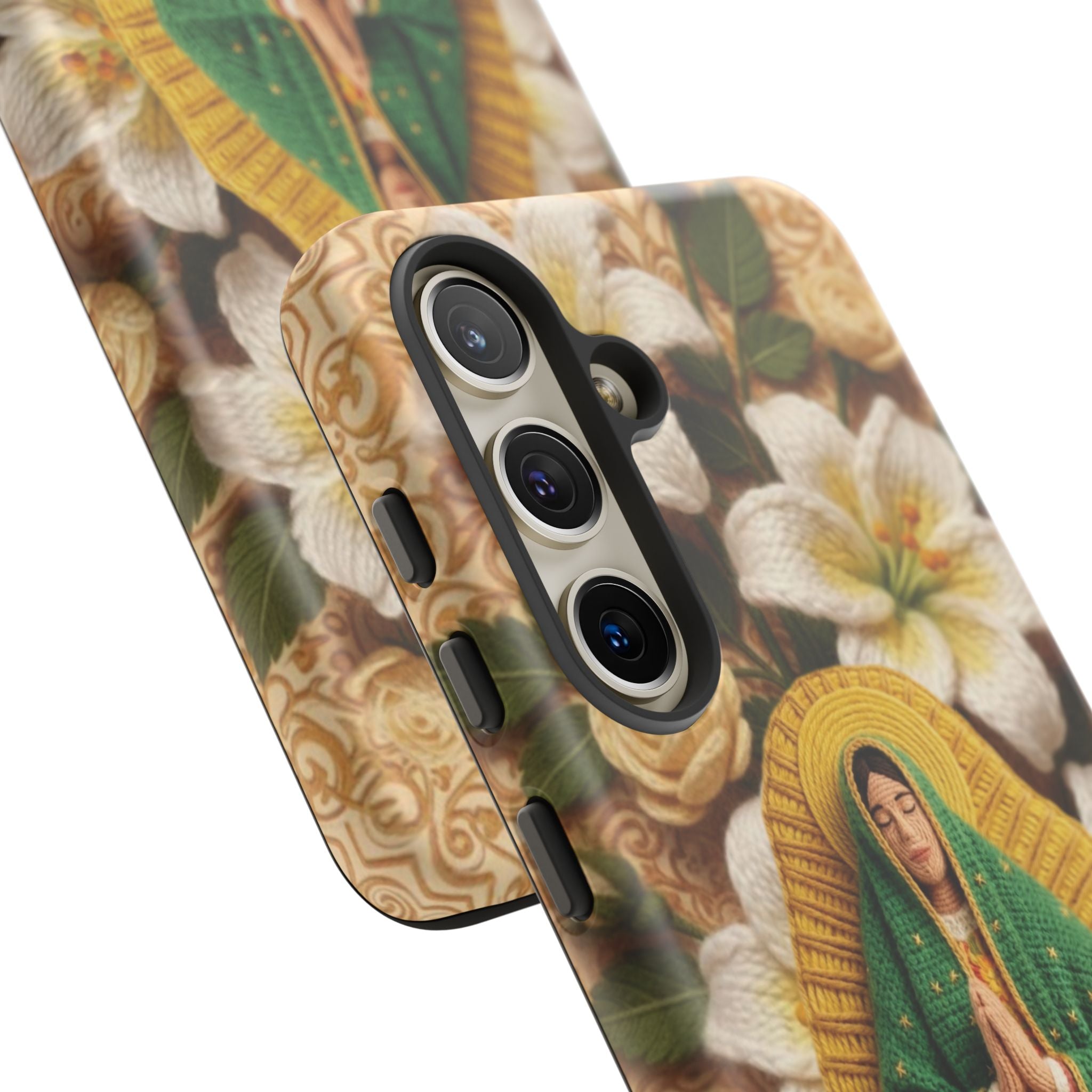 Sacred Our Lady of Guadalupe Virgin Mary Devotional Phone Case iPhone Samsung Galaxy Google Pixel Religious Textured Art Cover Gift