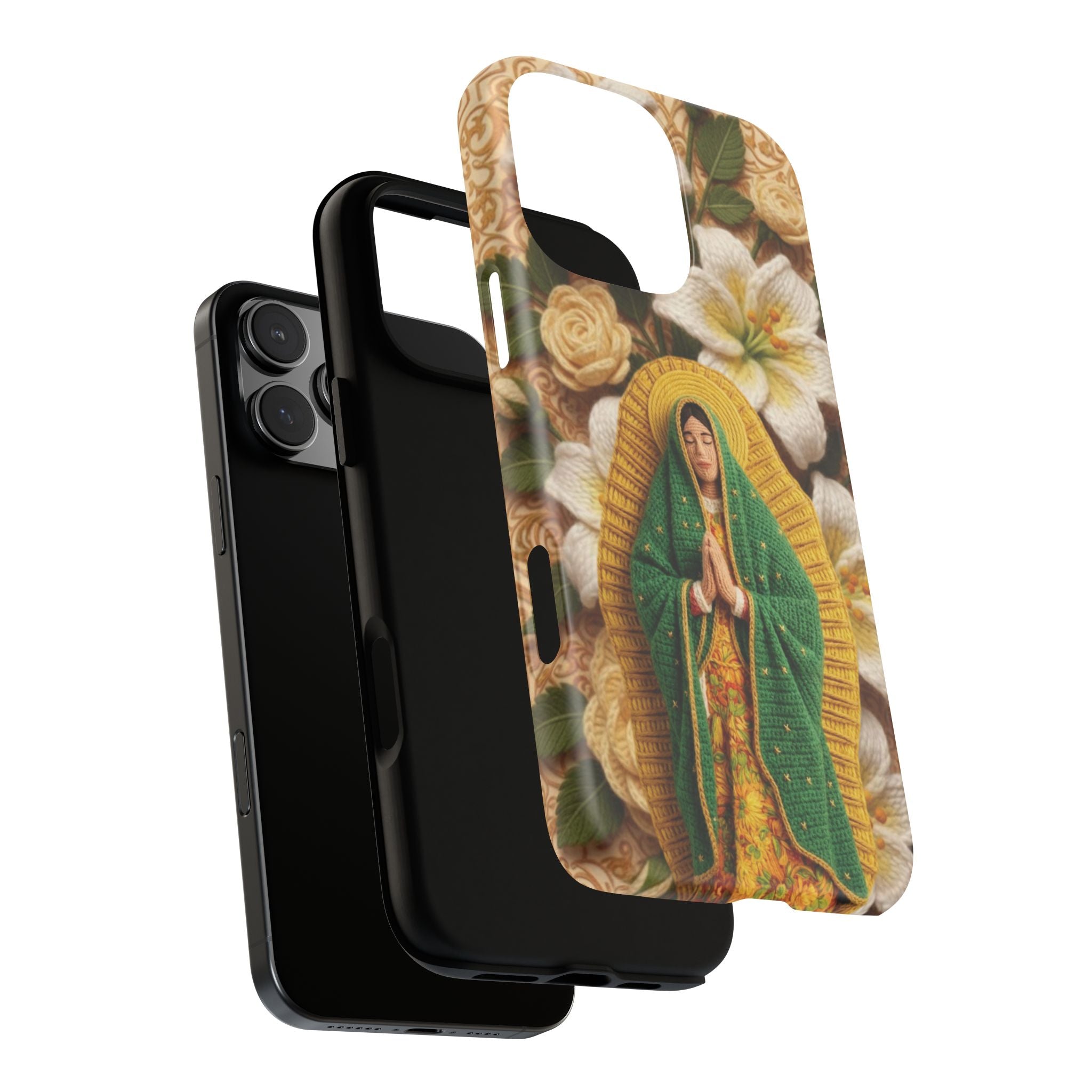 Sacred Our Lady of Guadalupe Virgin Mary Devotional Phone Case iPhone Samsung Galaxy Google Pixel Religious Textured Art Cover Gift