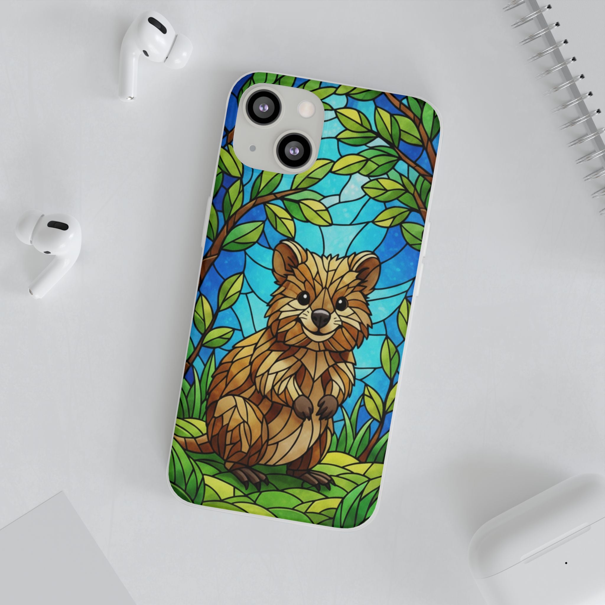 Colorful Quokka Flexi Cases - Cute Animal Phone Case, Quokka Phone Sleeve, Nature Lover Gift, Eco-Friendly Case, Unique Phone Accessory