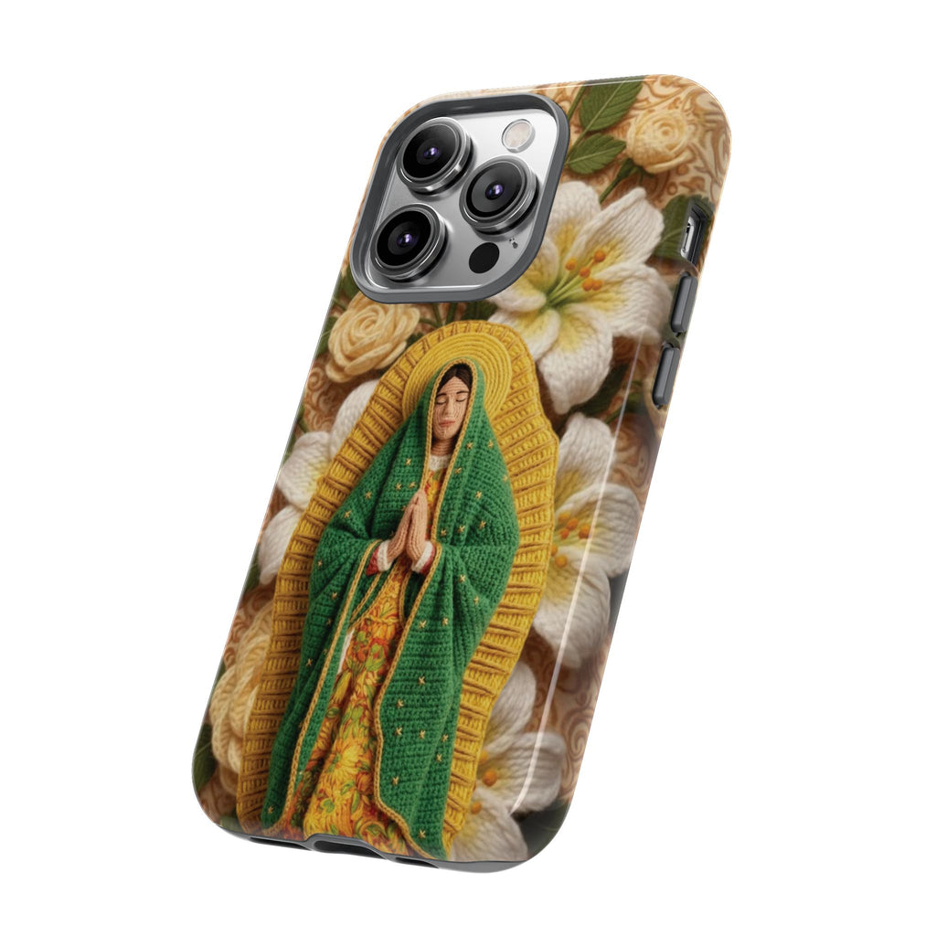 Sacred Our Lady of Guadalupe Virgin Mary Devotional Phone Case iPhone Samsung Galaxy Google Pixel Religious Textured Art Cover Gift