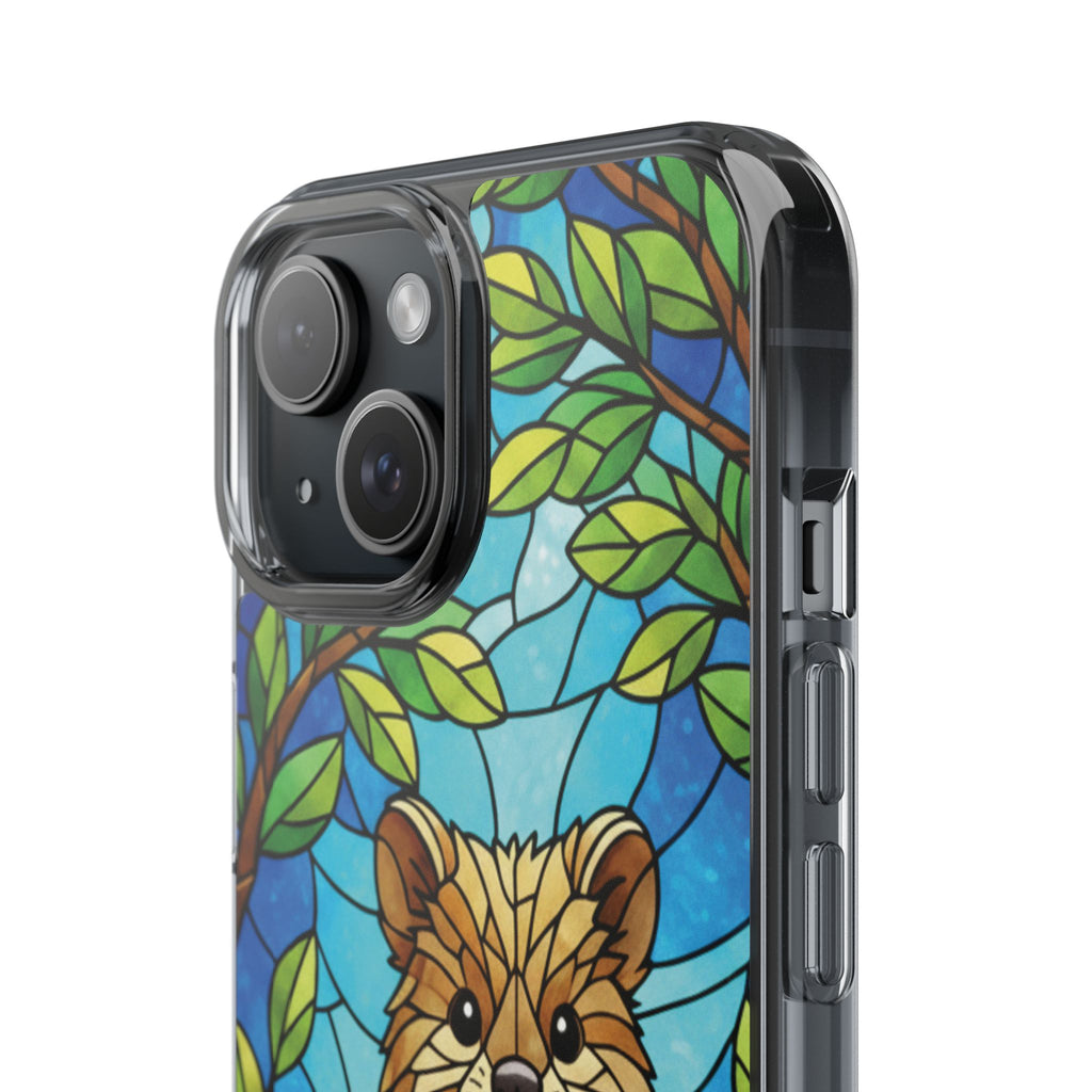 Quokka Phone Case Design Art Mobile Cover Phone Protection Device Skin Animal Print Stained Glass Art Australian Wildlife Gift Idea Phone