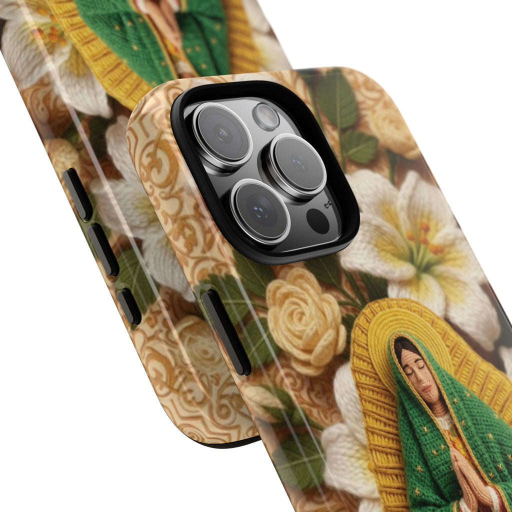 Sacred Our Lady of Guadalupe Virgin Mary Devotional Phone Case iPhone Samsung Galaxy Google Pixel Religious Textured Art Cover Gift