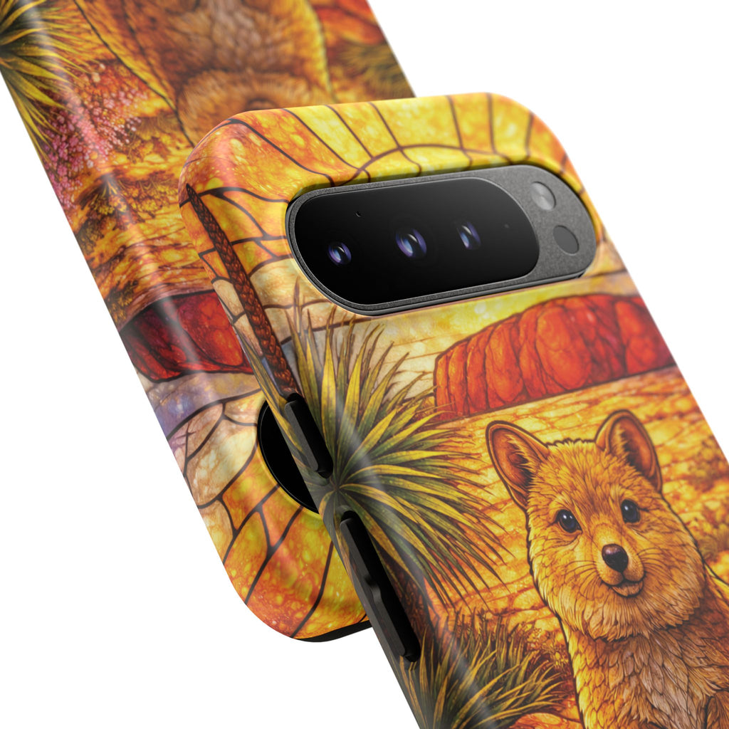 Quokka Stained-Glass Phone Case — Galaxy, iPhone & Pixel