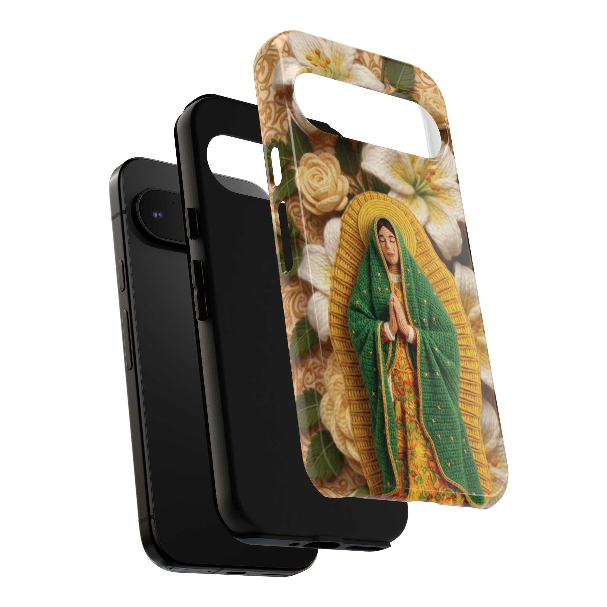 Sacred Our Lady of Guadalupe Virgin Mary Devotional Phone Case iPhone Samsung Galaxy Google Pixel Religious Textured Art Cover Gift