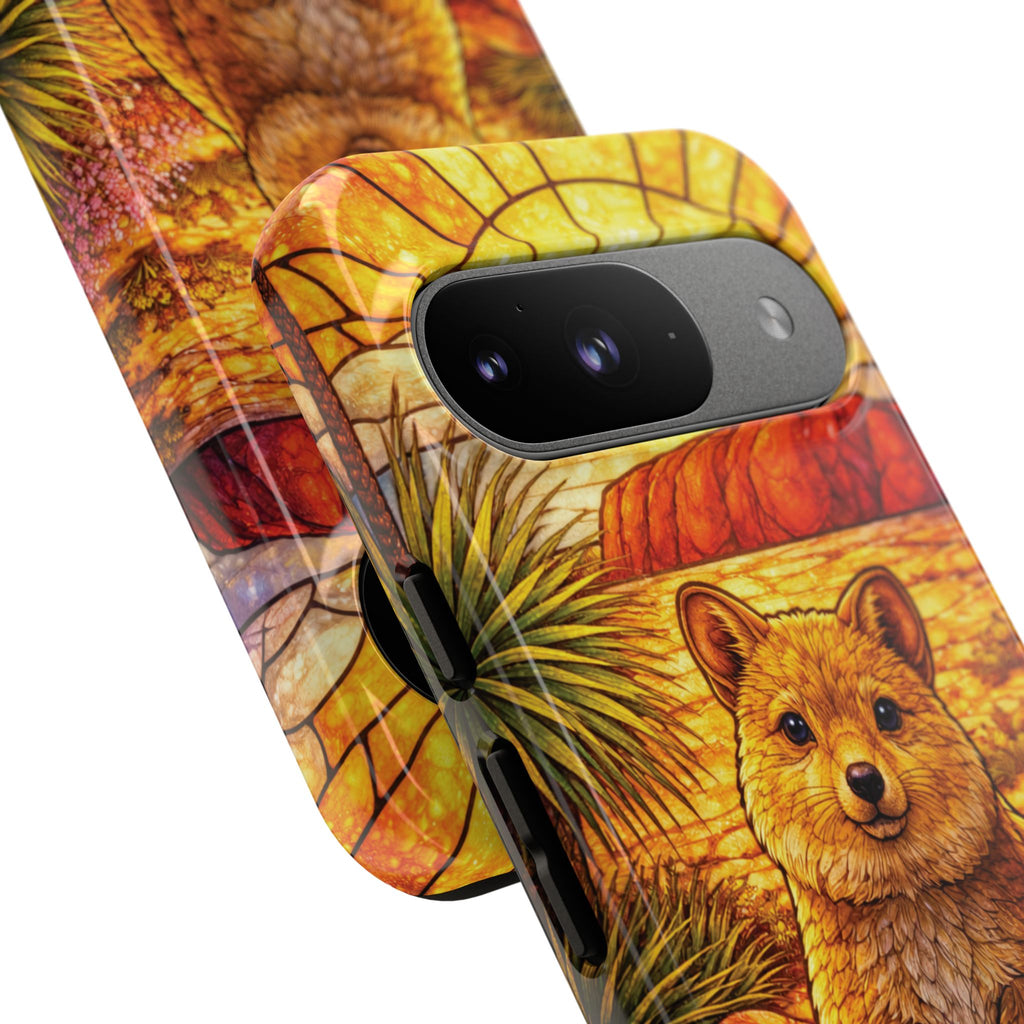 Quokka Stained-Glass Phone Case — Galaxy, iPhone & Pixel