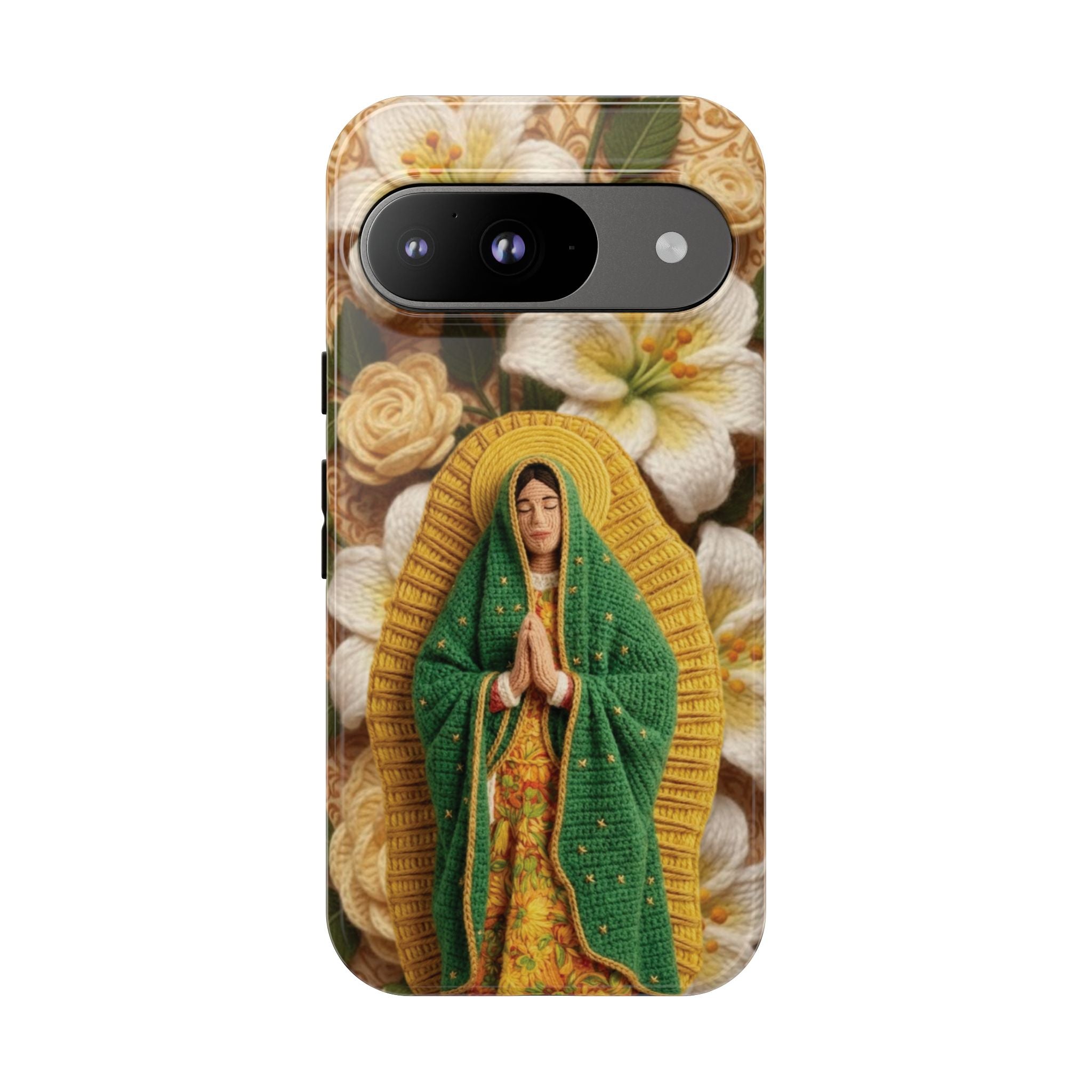 Sacred Our Lady of Guadalupe Virgin Mary Devotional Phone Case iPhone Samsung Galaxy Google Pixel Religious Textured Art Cover Gift