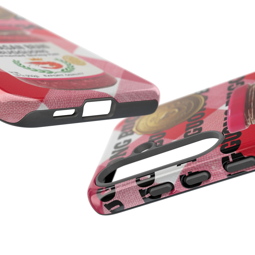 Red Gingham Phone Case Filipino Food Lover Gingham Pattern Phone Accessory Foodie Philippine Cuisine Lover Gift for Foodies