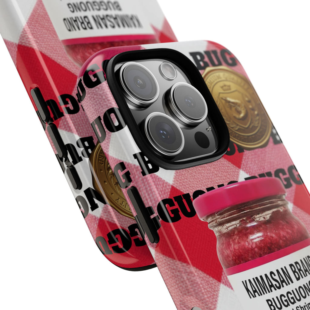 Red Gingham Phone Case Filipino Food Lover Gingham Pattern Phone Accessory Foodie Philippine Cuisine Lover Gift for Foodies