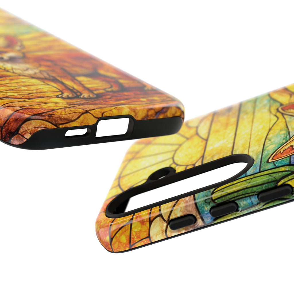 Desert Fox Stained Glass Phone Case — Galaxy & iPhone Pixel Compatible