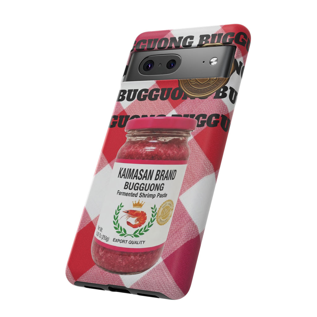 Red Gingham Phone Case Filipino Food Lover Gingham Pattern Phone Accessory Foodie Philippine Cuisine Lover Gift for Foodies