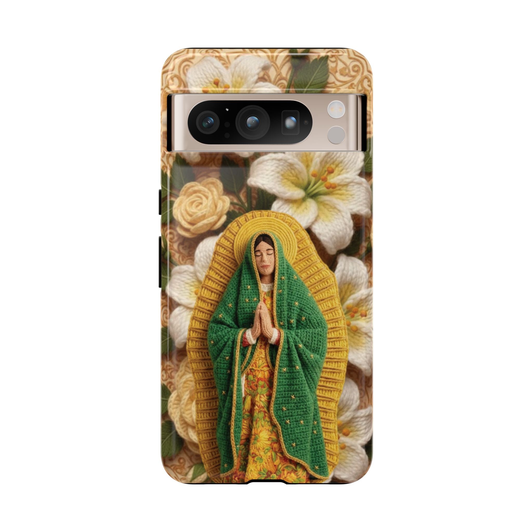 Sacred Our Lady of Guadalupe Virgin Mary Devotional Phone Case iPhone Samsung Galaxy Google Pixel Religious Textured Art Cover Gift
